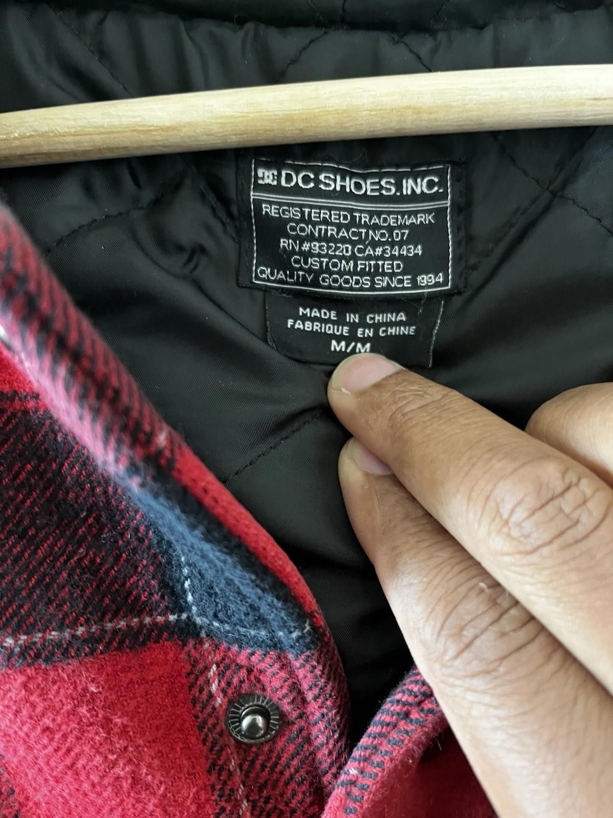 DC Y2K DC SKATE PLAID CHECKERED ZIP UP HOODIE GRUNGE M Size US M / EU 48-50 / 2 - 3 Thumbnail
