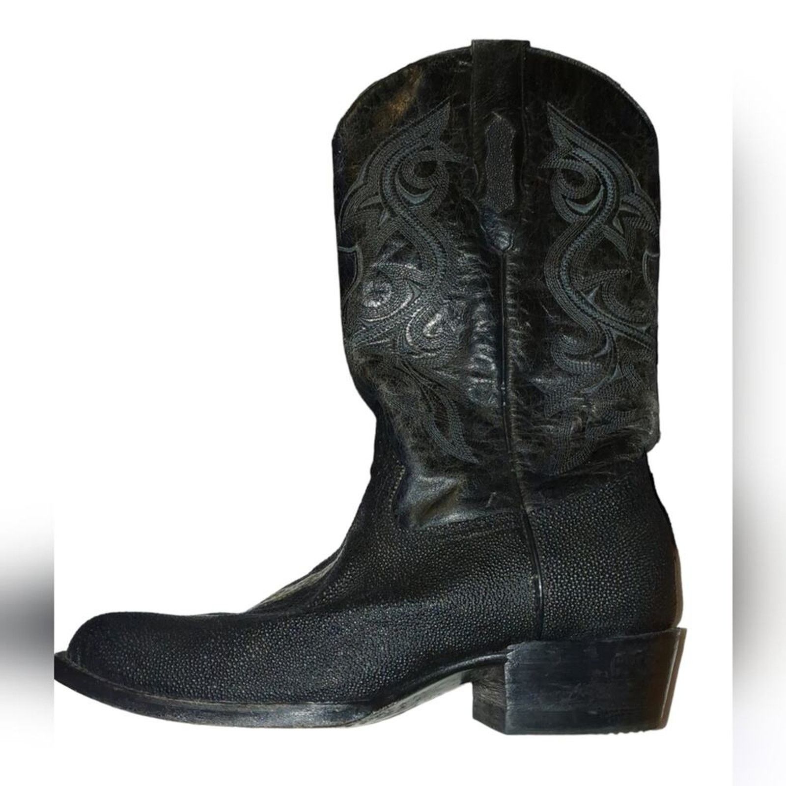 Bullhead Denim Co. Bull-Rider Exotic Stingray leather Cowboy Boots Size US 9 / EU 42 - 1 Thumbnail
