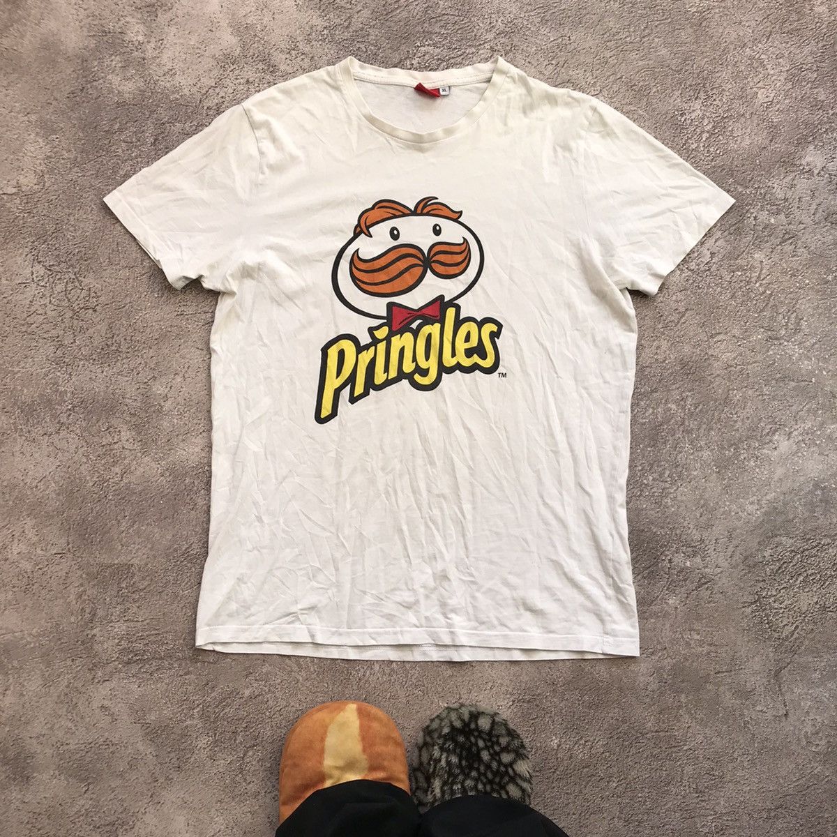 Vintage Vintage Y2K Pringles Sun Faded Graphic Tee Streetwear Boxy L Size US L / EU 52-54 / 3 - 2 Thumbnail