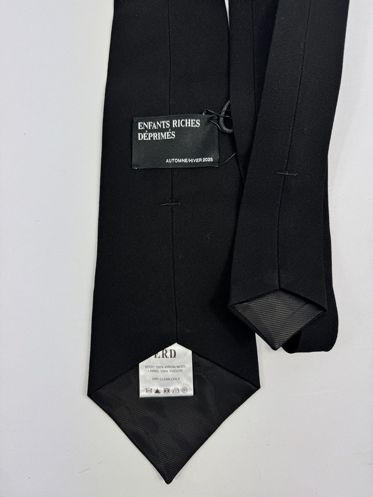 Enfants Riches Deprimes Bull 12cm Embroidered Virgin Wool-Twill Tie Size ONE SIZE - 3 Thumbnail