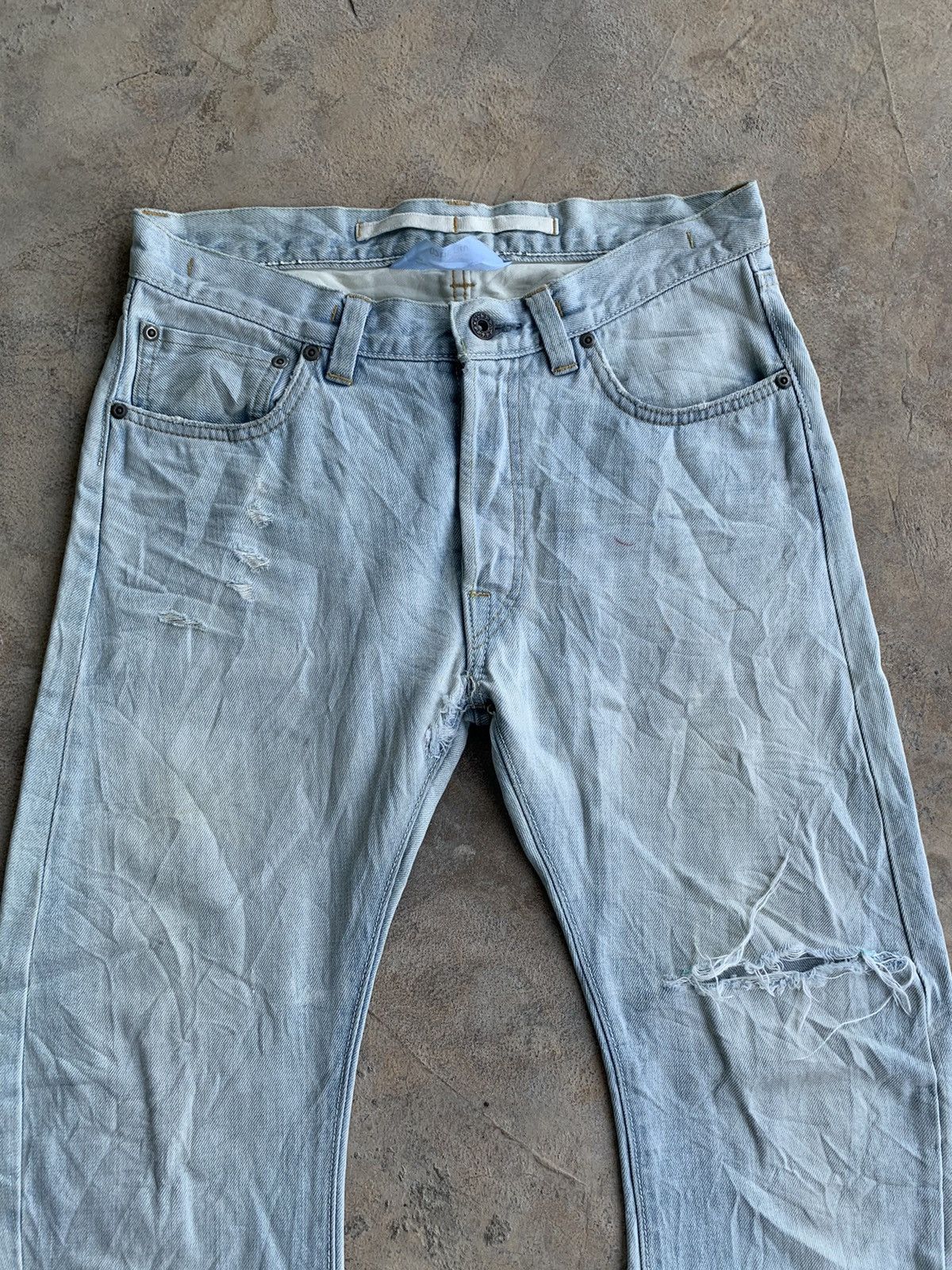 02DERIV. × Japanese Brand O2DERIV. japanese Brand Distressed Denim Size US 30 / EU 46 - 3 Thumbnail