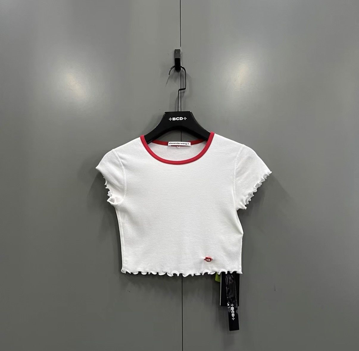 Alexander Wang Alexander Wang Logo Embroidered Crew Neck Short Sleeve J41 Size XS / US 0-2 / IT 36-38 - 1 Thumbnail