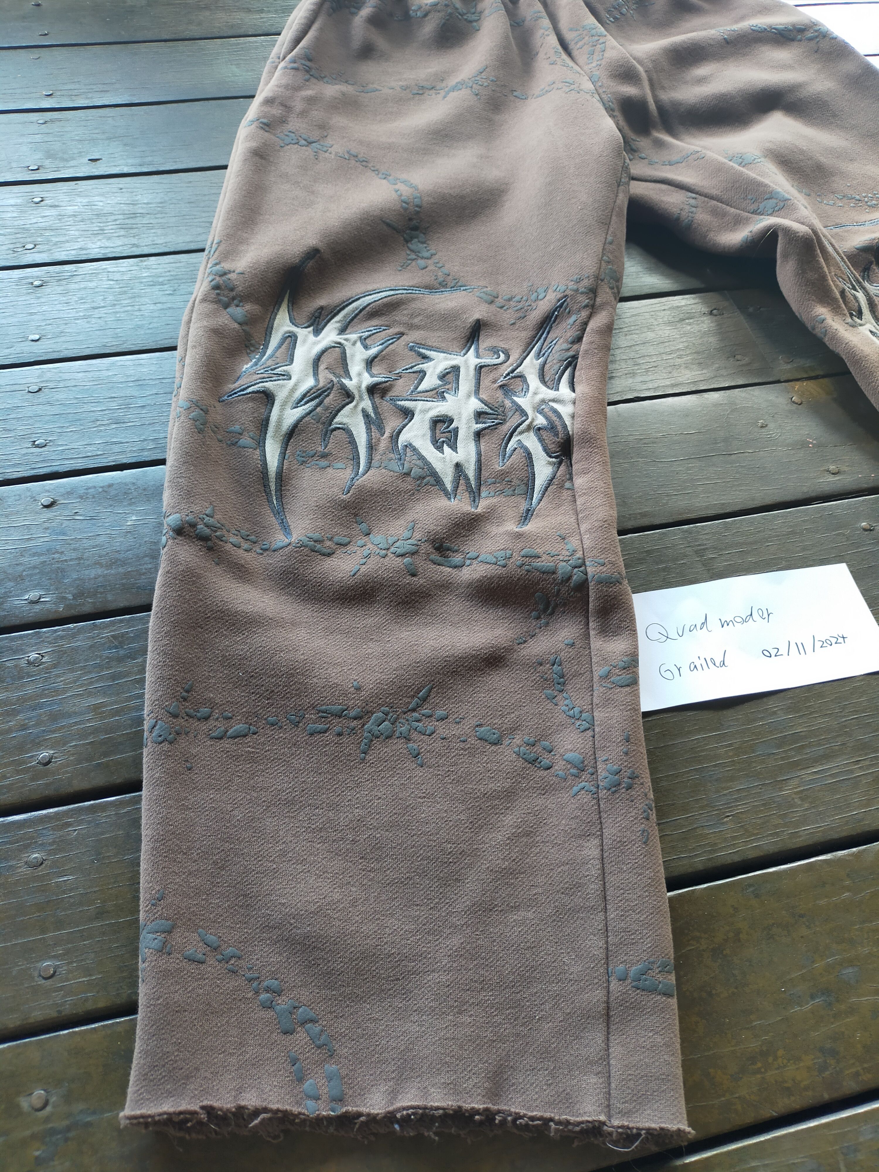 Named Collective Named Collective brown taupe remorse sweatpants size small Size US 28 / EU 44 - 3 Thumbnail