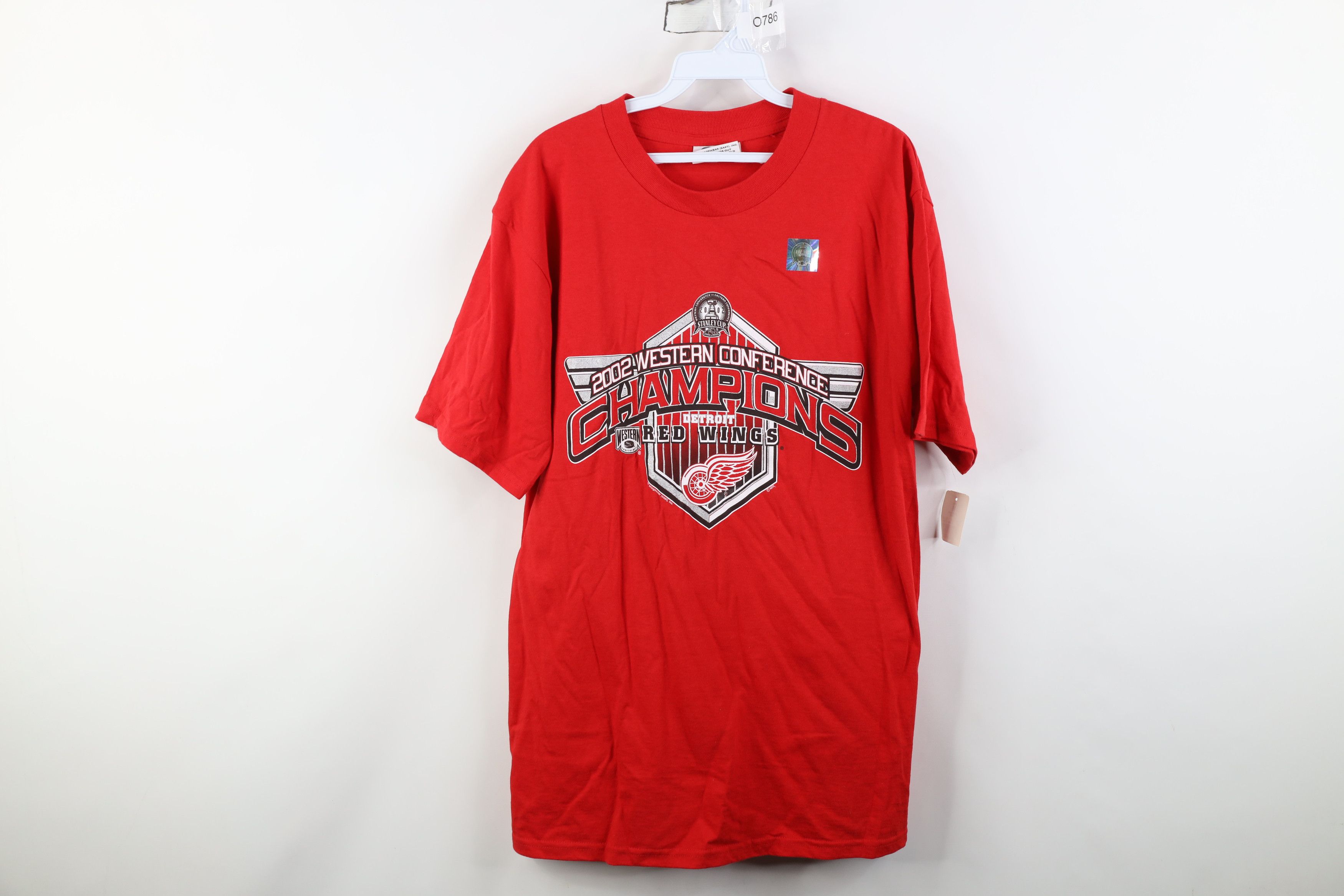 Vintage Deadstock Vintage Y2K 2002 Stanley Cup Red Wings T-Shirt Size US M / EU 48-50 / 2 - 1 Thumbnail