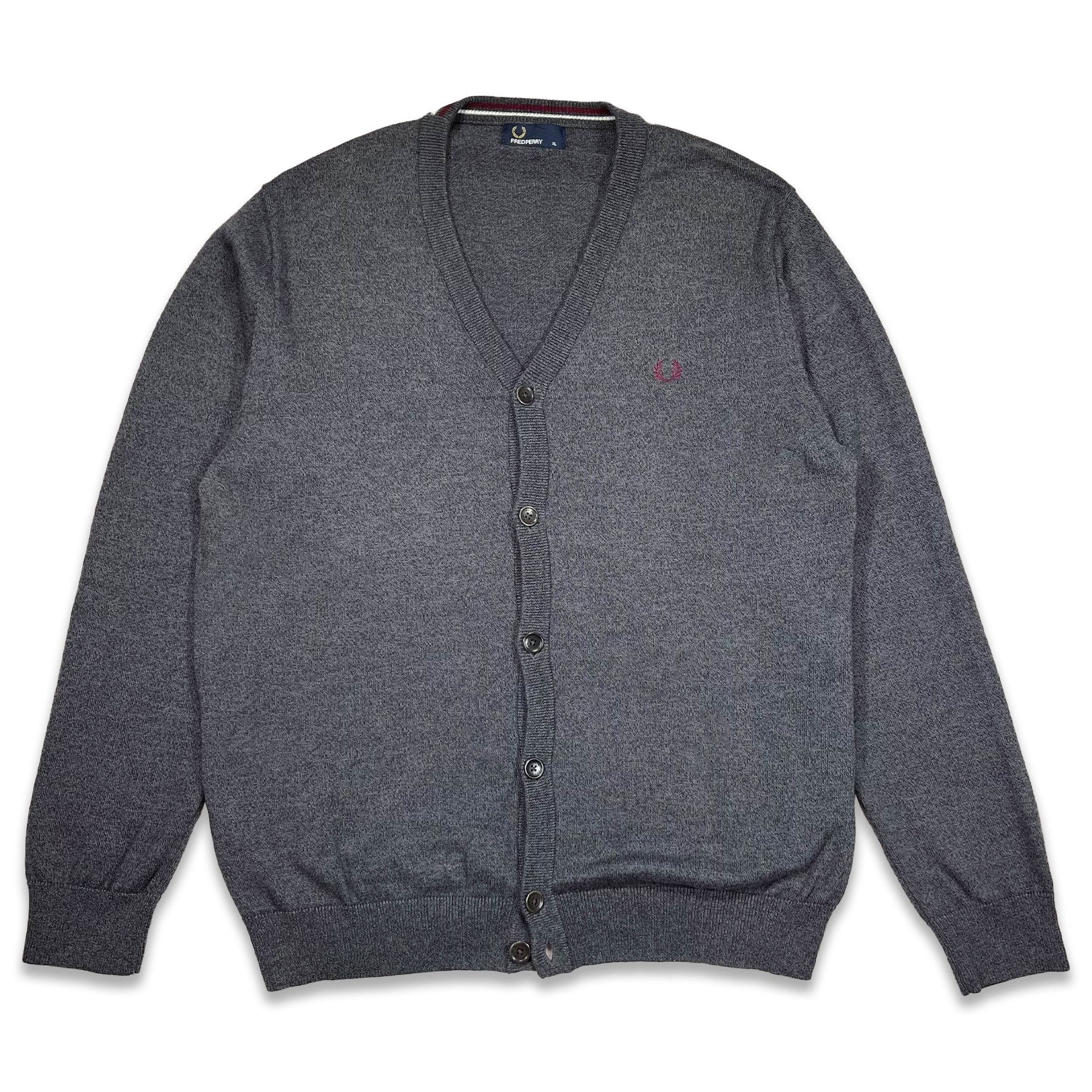 Fred Perry Fred Perry Cardigan Merino Wool (54%) Size US XL / EU 56 / 4 - 2 Thumbnail