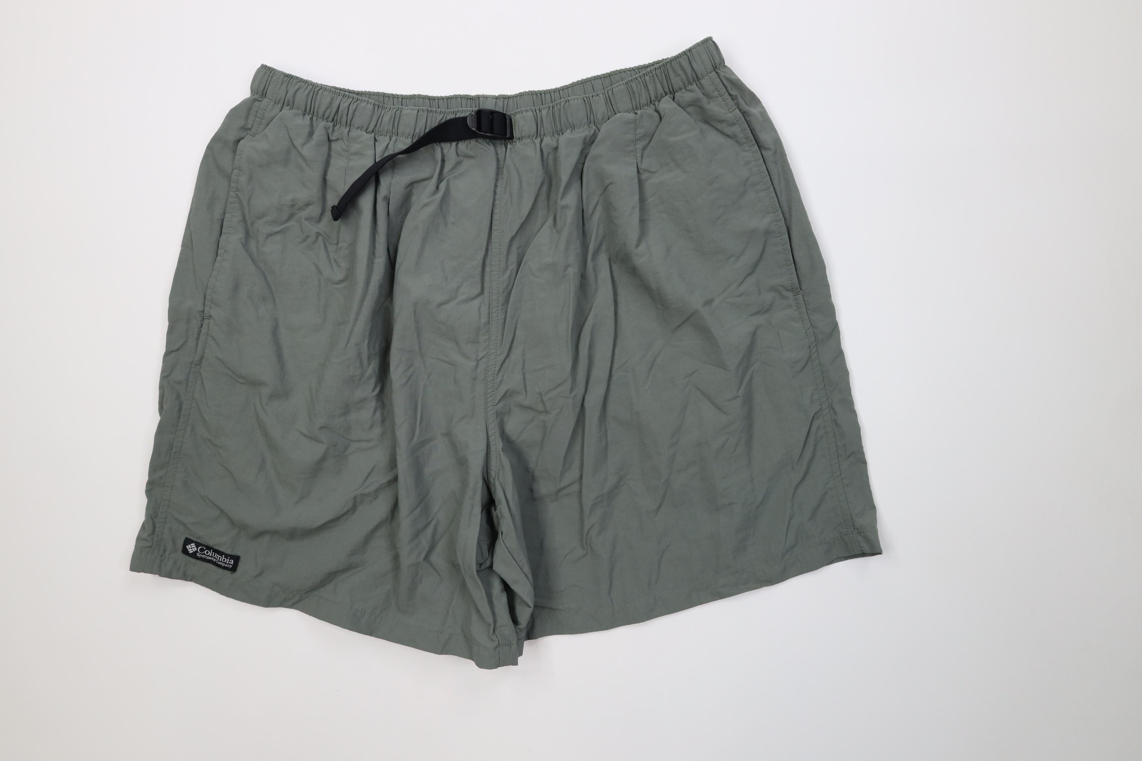 Columbia Vintage 90s Columbia Lined Belted Above Knee Trekking Shorts Size US 36 / EU 52 - 1 Thumbnail