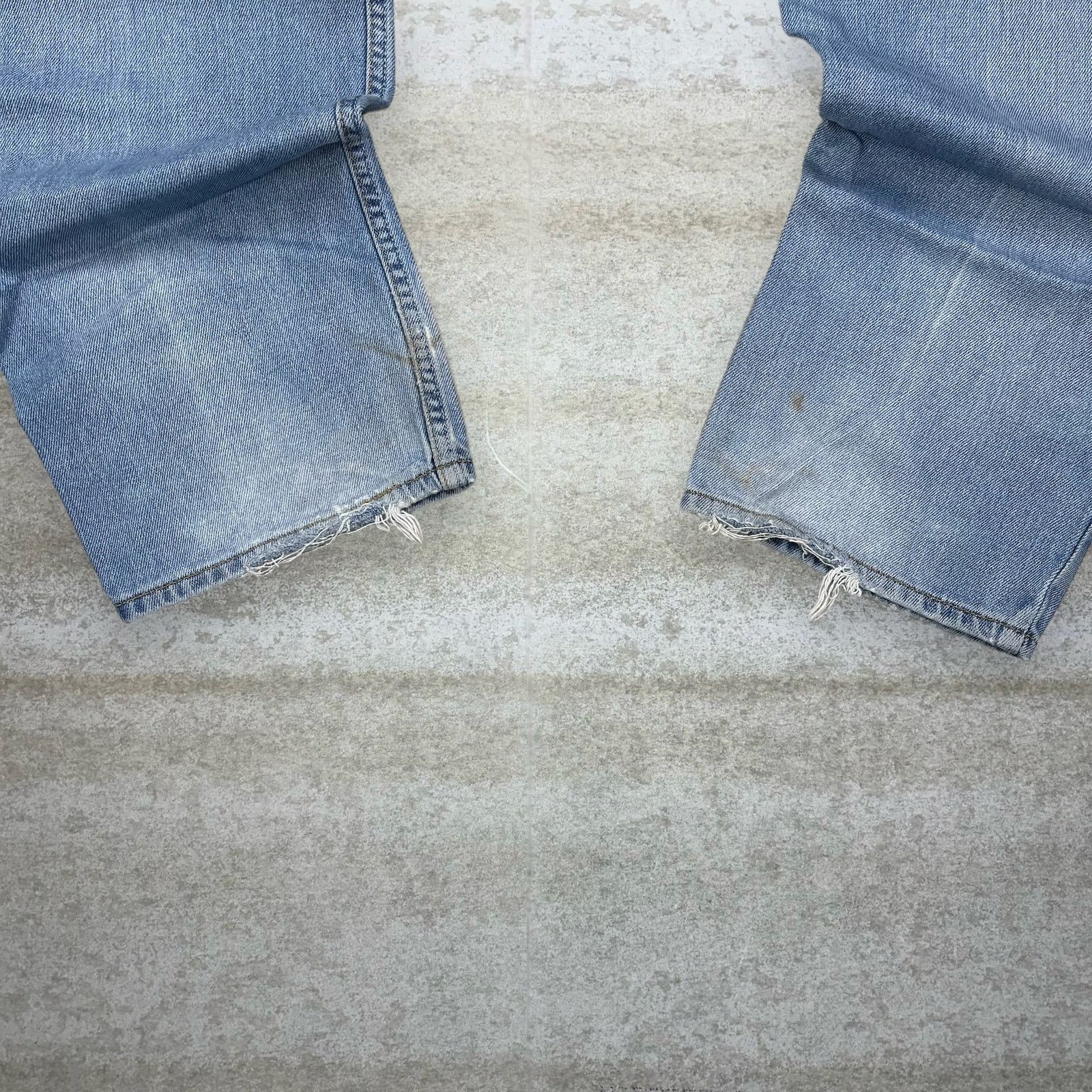 Levi's Crazy Vintage Levis 550 Jeans Relaxed Fit Light Wash Size US 35 - 6 Thumbnail