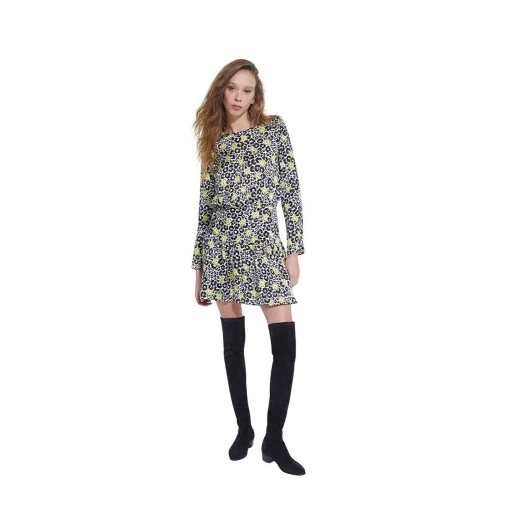The Kooples The Kooples Floral Print Dress Size 1 Small Long Sleeve Vis Size S / US 4 / IT 40 - 1 Thumbnail