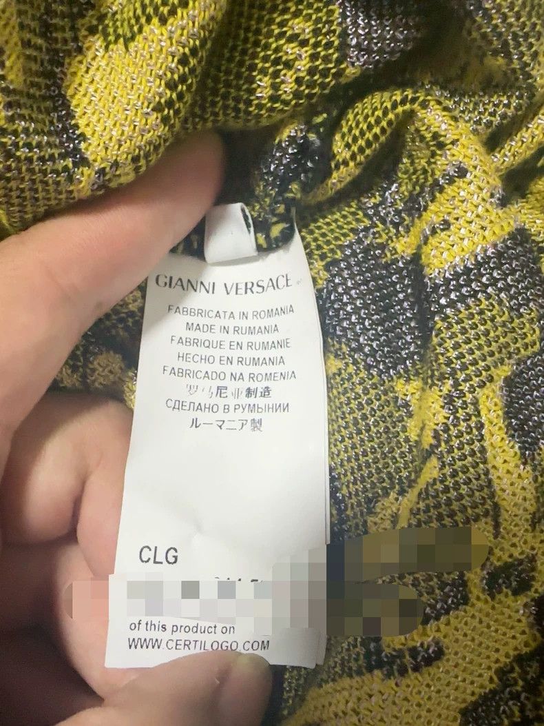 Versace Versace Color-blocked V-neck sweater Size US XL / EU 56 / 4 - 8 Thumbnail