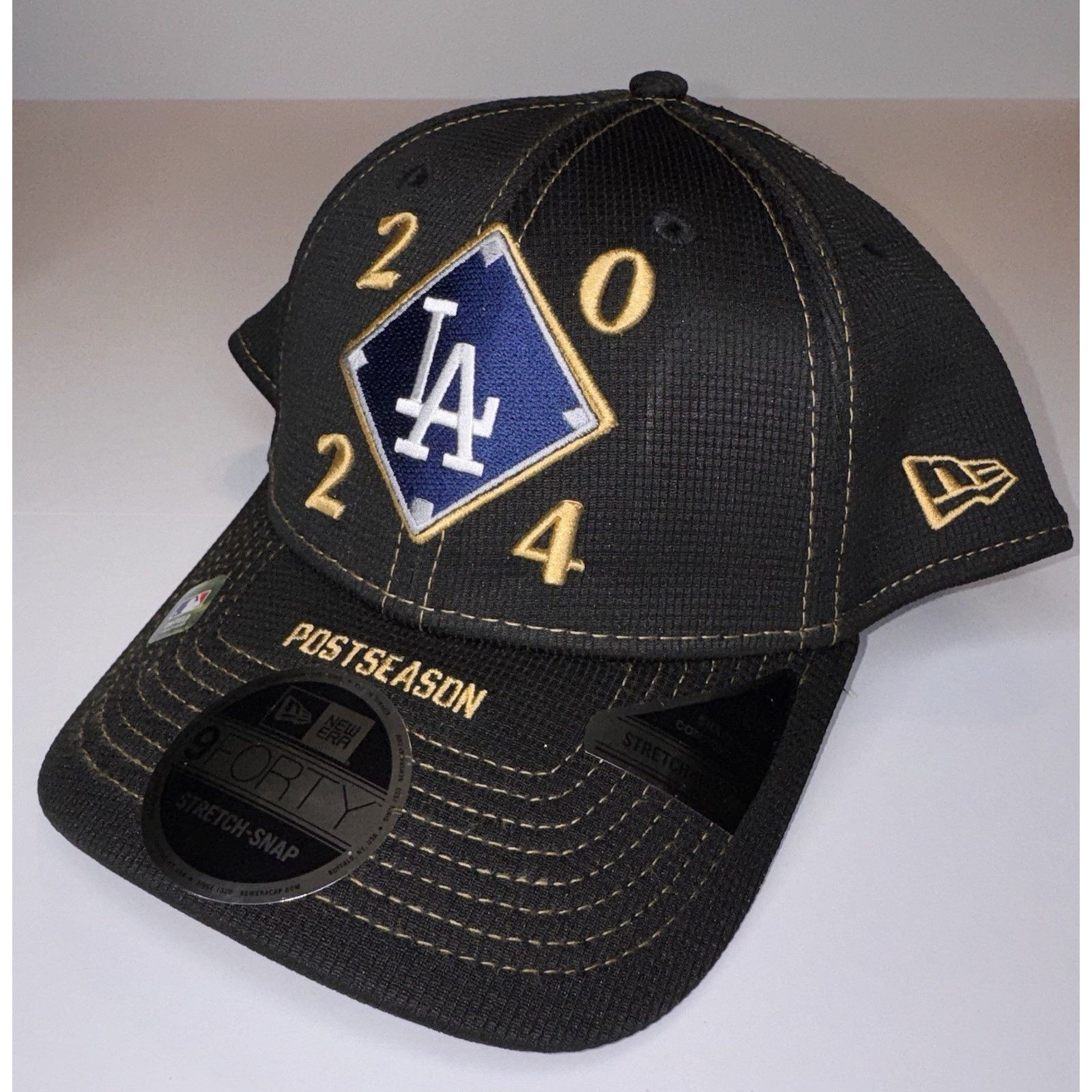 New Era New Era LA Dodgers 2024 9FORTY Stretch-Snap Baseball Hat Size ONE SIZE - 2 Thumbnail