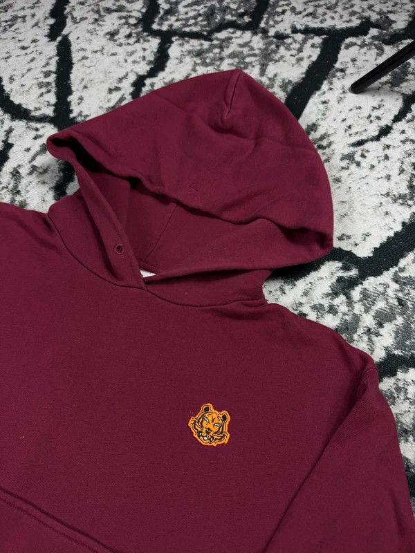 Kenzo Kenzo Tiger Paris Burgundy Purple Hoodie S Size S / US 4 / IT 40 - 3 Thumbnail