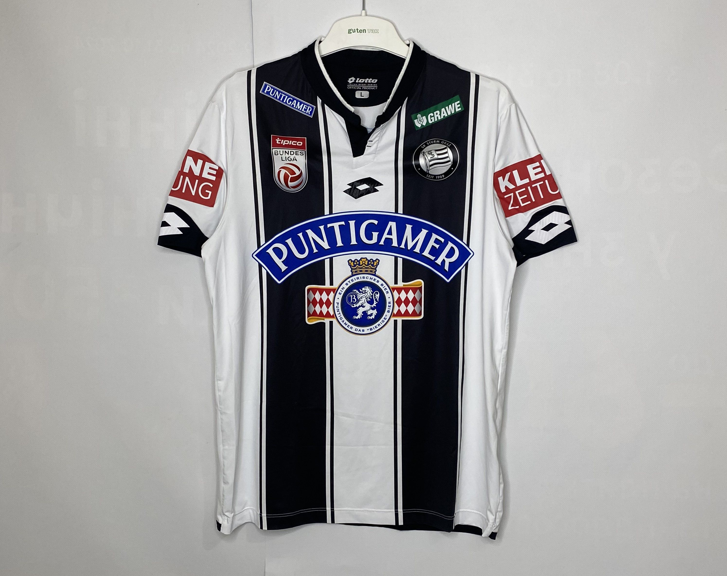 Lotto Sport SPENDLHOFER #23 SK STURM GRAZ 2018 HOME MATCH ISSUE FOOTBALL Size US L / EU 52-54 / 3 - 1 Thumbnail