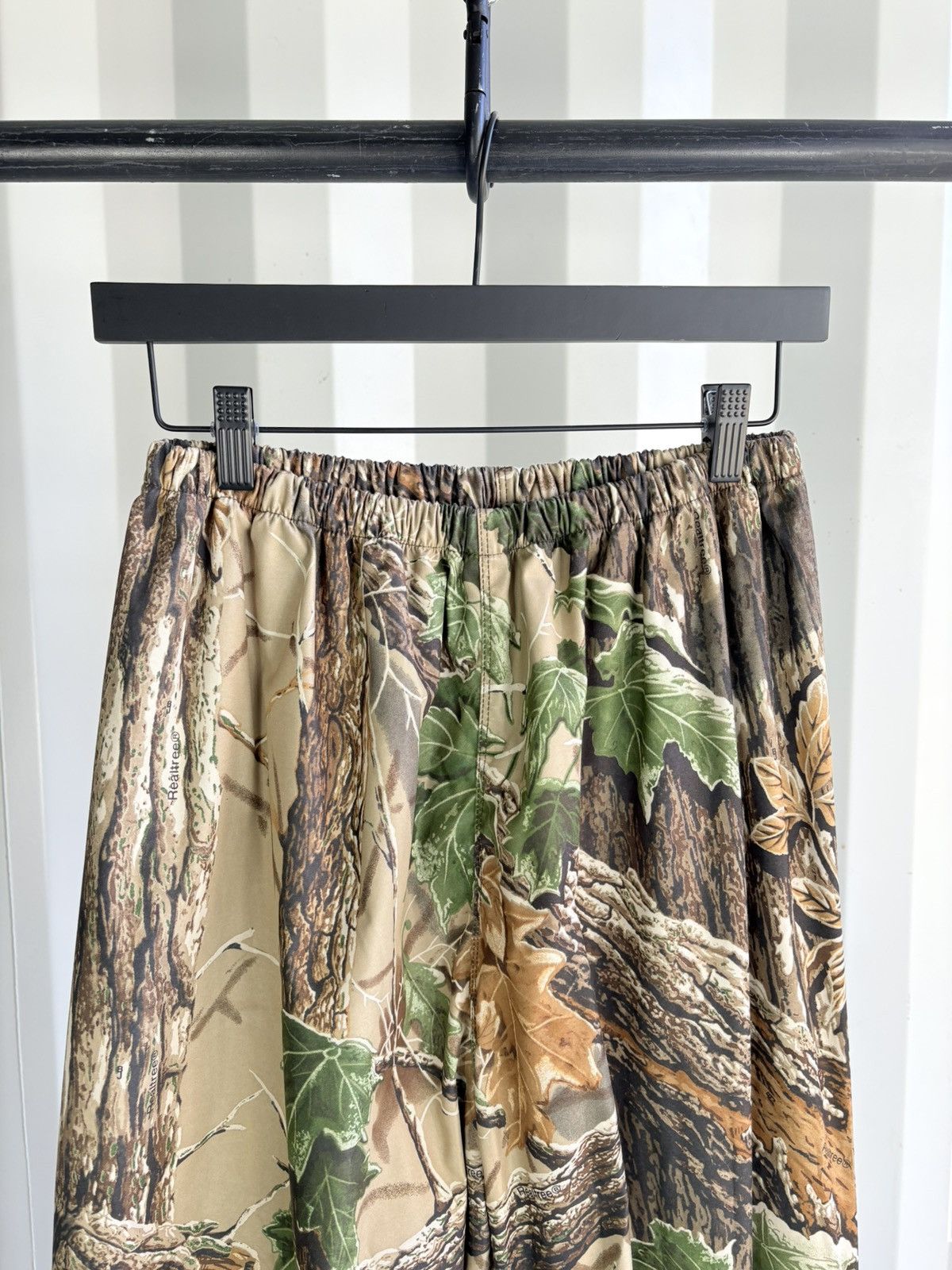 Vintage Camo Zip Flare Pants ERD Grunge Thrashed Size US 31 - 2 Thumbnail