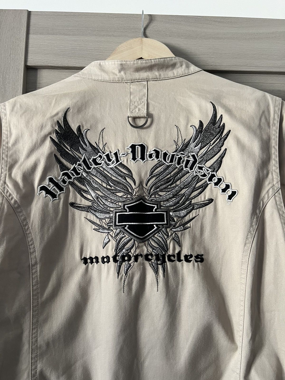 Harley Davidson Vintage Harley Davidson Jacket Big Embroidered Logo 90’s Size US L / EU 52-54 / 3 - 5 Thumbnail