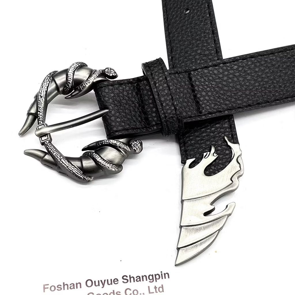PPFM 💥black street fashion Japanese style belt Size ONE SIZE - 7 Thumbnail