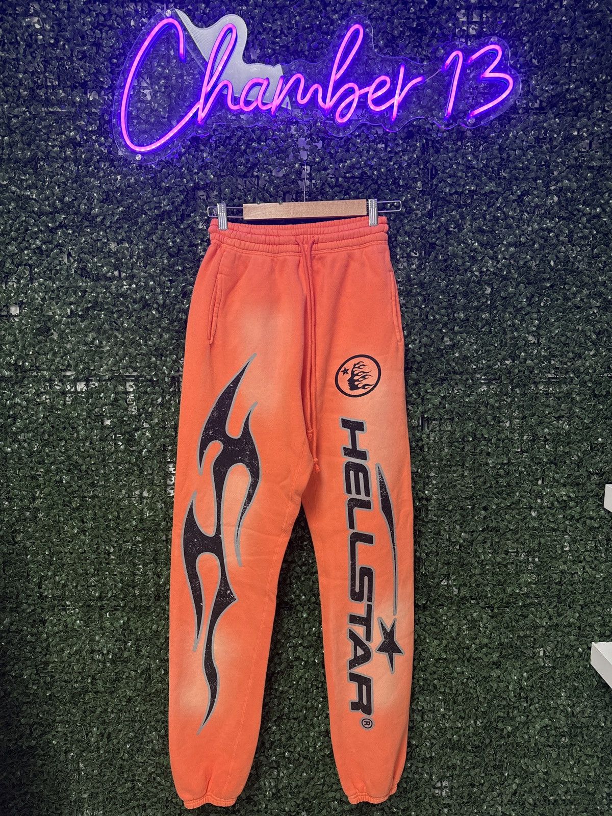 HELLSTAR HellStar Fire Orange Sweats | Grailed