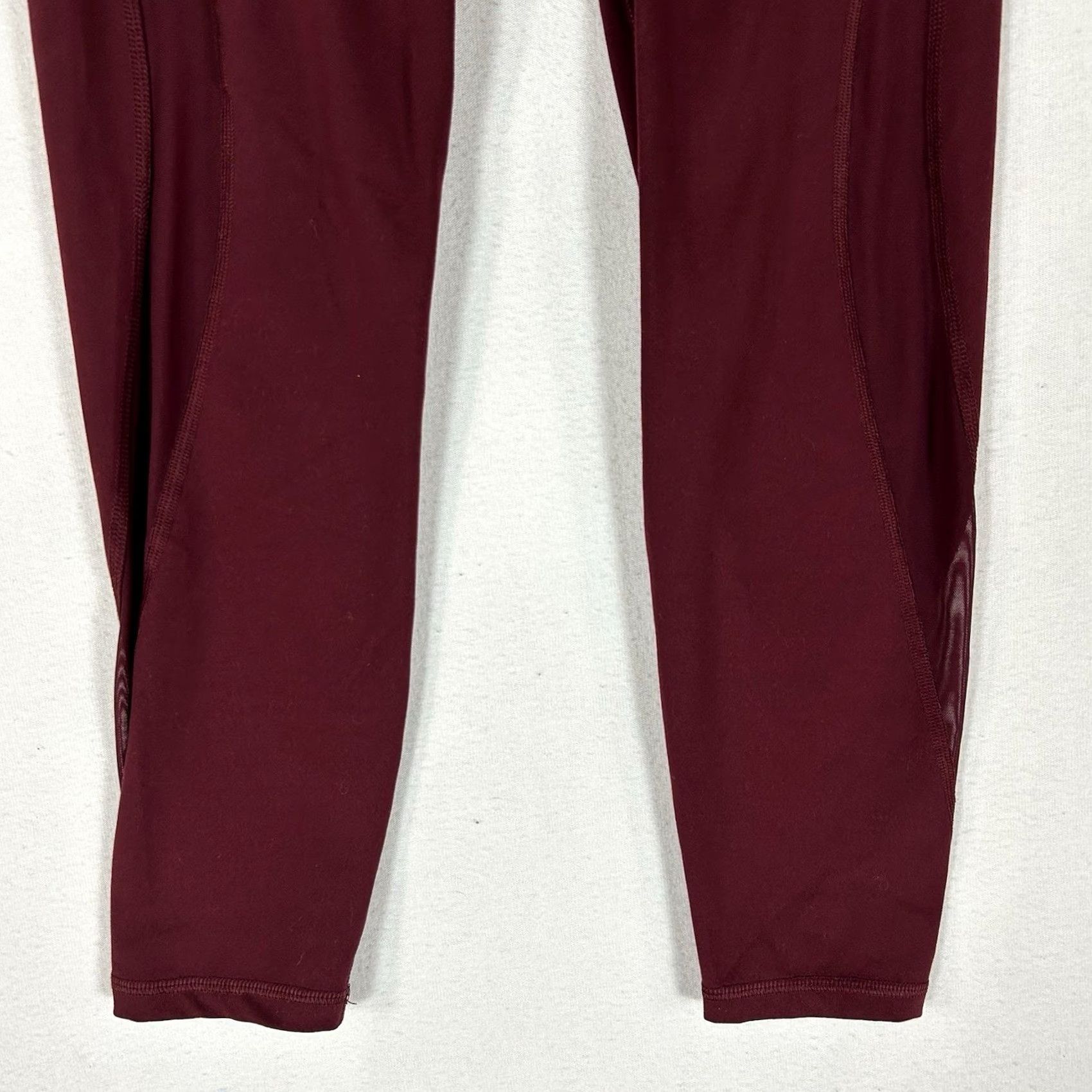 Old Navy Old Navy Active Go-Dry Ankle Leggings Women's Large Red Striped Athletic Yoga Running Sports Fitness Size 36" / US 14 / IT 50 - 3 Thumbnail