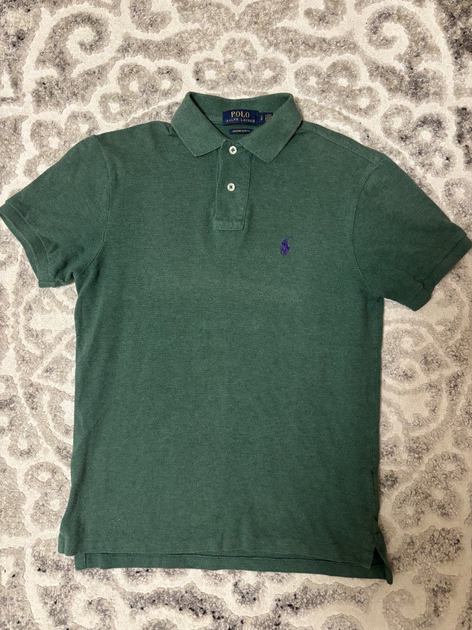 Polo Ralph Lauren Polo Ralph Lauren Stylish Men's green polo shirt Size US S / EU 44-46 / 1 - 5 Thumbnail