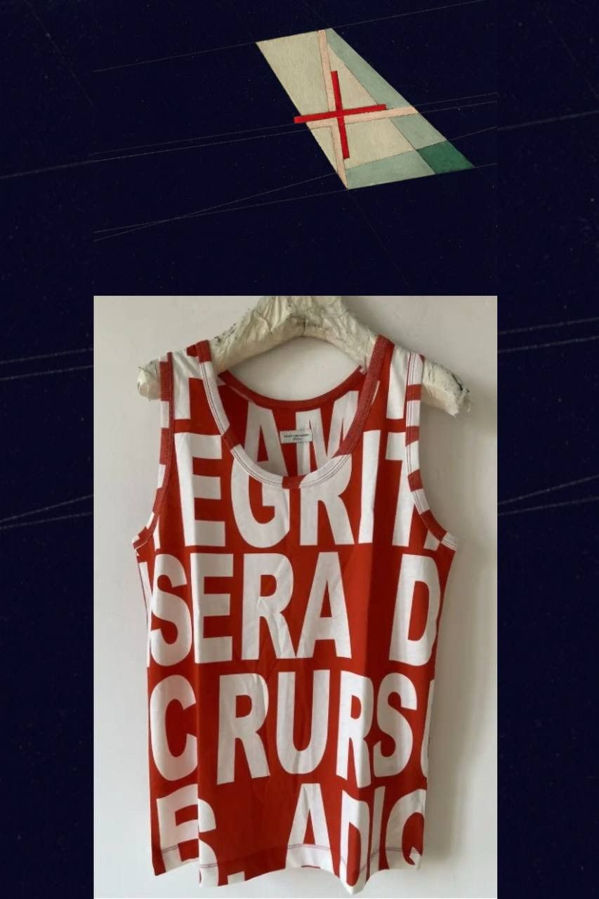 Helio Letter Print Tank Top