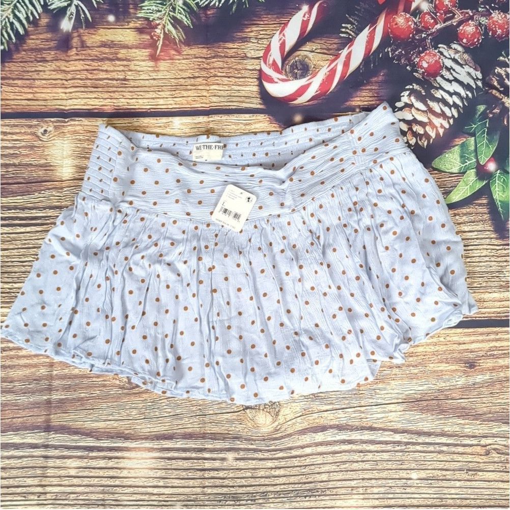 Free People Free people gobi skort cornflower combo size large Size 34" / US 12 / IT 48 - 2 Thumbnail