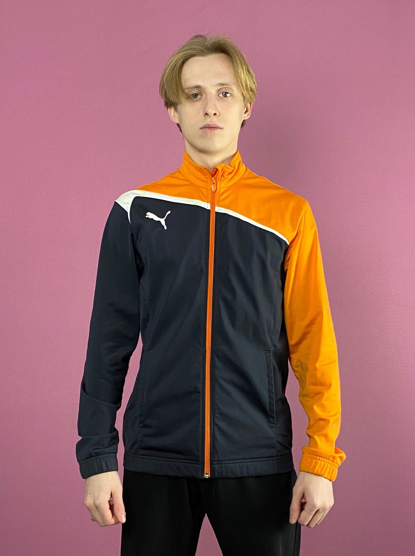 Puma × Vintage Europene Line Vintage Men's Abstract Windbreaker Jacket - XL Size US XXL / EU 58 / 5 - 2 Thumbnail