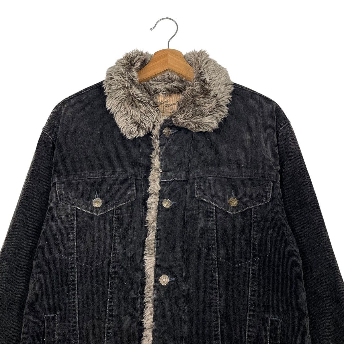 Japanese Brand Japanese Brand Work Plant Denim Fur Jacket Size US M / EU 48-50 / 2 - 2 Thumbnail