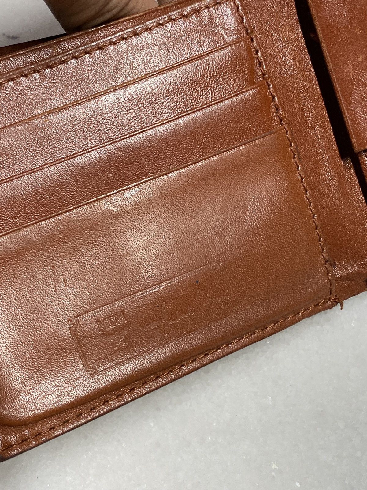 Designer MCM Monogram Leather Mens Bifold Wallet Preowned Size ONE SIZE - 4 Thumbnail