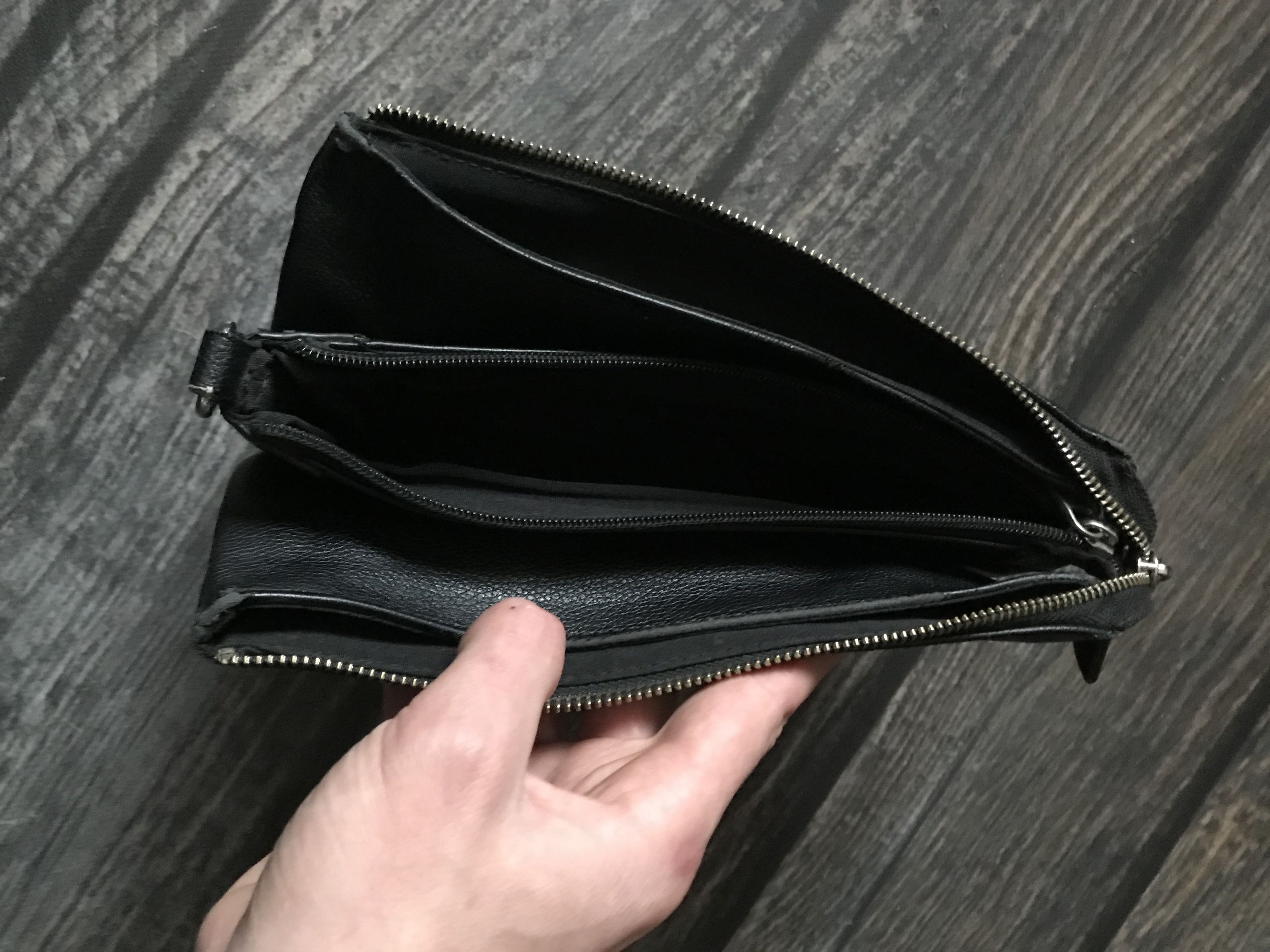 Dirk Bikkembergs Dirk Bikkembegs Leather Clutch Bag Size ONE SIZE - 5 Thumbnail