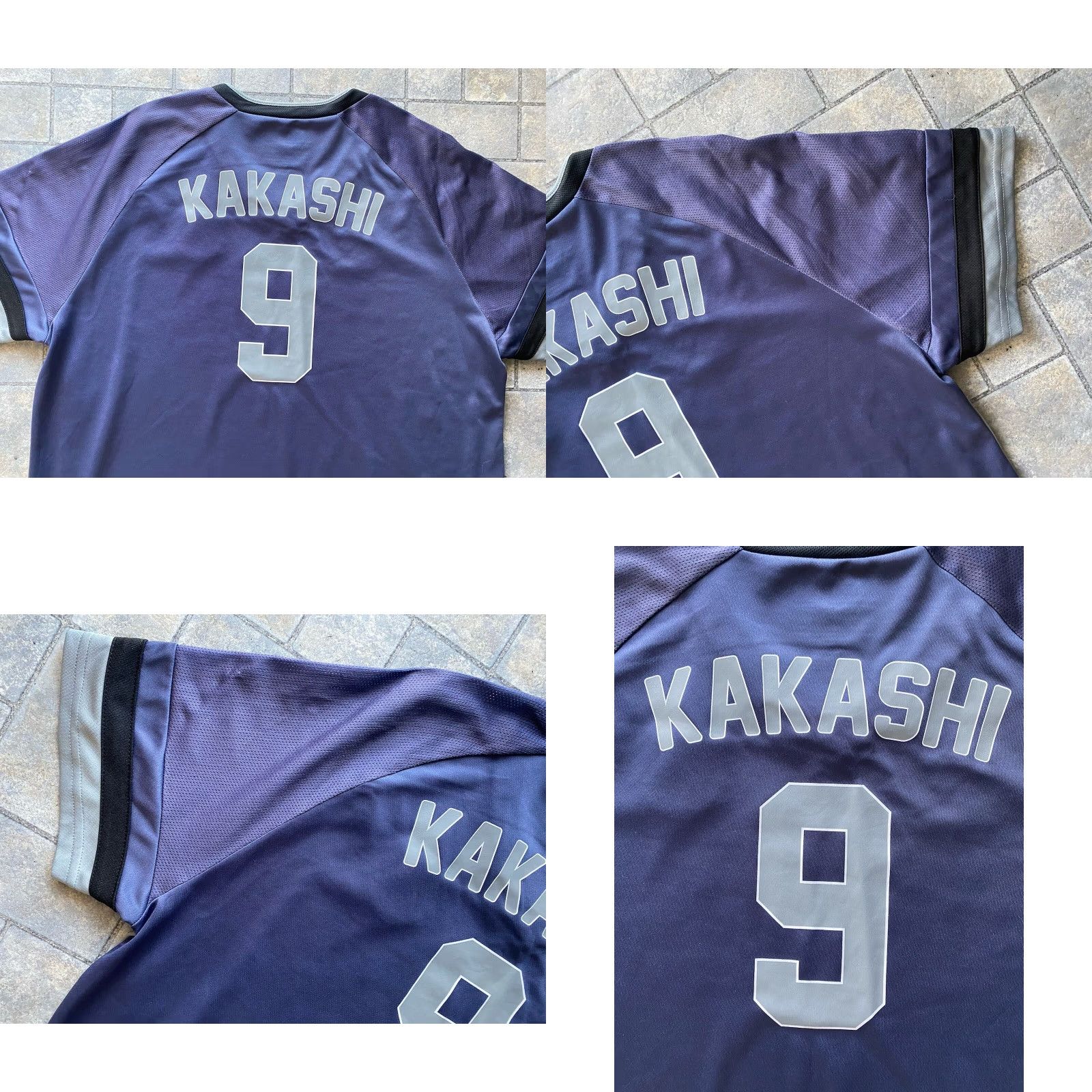 Vintage Box Lunch Naruto Jersey Men’s 2X Anbu Black Ops Kakashi Shirt Short Sleeve Black Jersey Anime Mens 2X Size US XXL / EU 58 / 5 - 9 Thumbnail