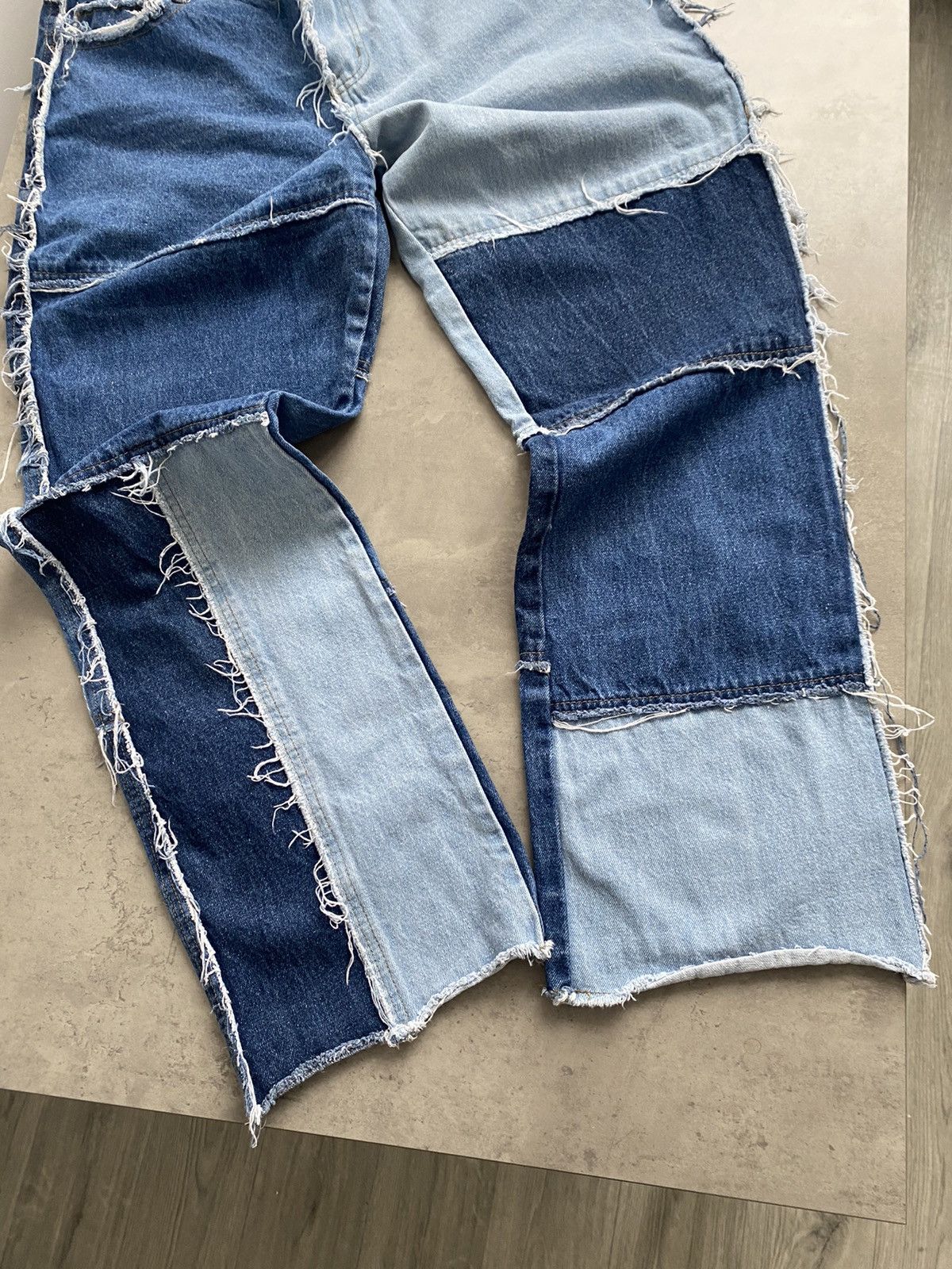 Jaded London JADED London Jeans Patchwork Size 32" / US 10 / IT 46 - 2 Thumbnail