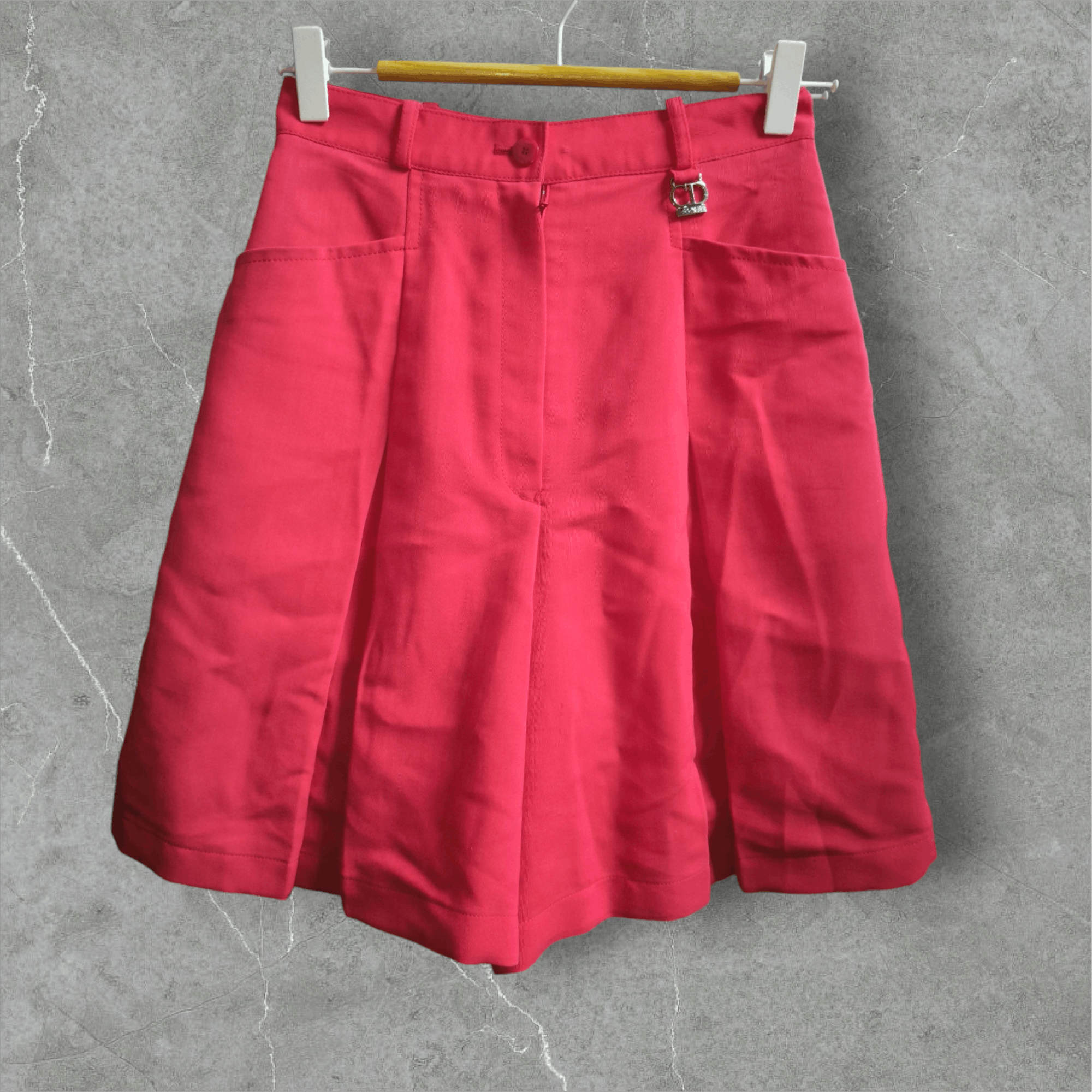 Christian Dior Monsieur × Designer × Dior Christian Dior Sports Red Skirt Size 25" / US 0 / IT 36 - 3 Thumbnail