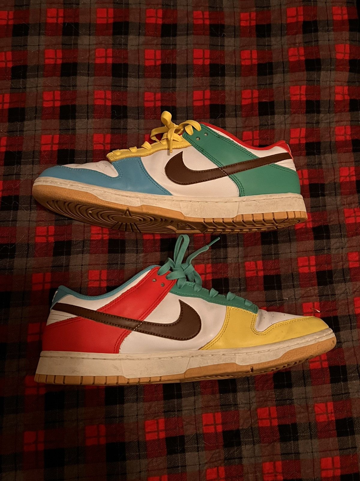Nike 2021 Nike Dunk Low SE ‘free 99’ -white Size US 12 / EU 45 - 1 Thumbnail