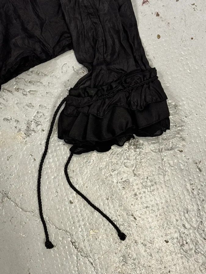 Just Cavalli AW2003 Cavalli Black Crinkled Shirt Size S / US 4 / IT 40 - 9 Thumbnail