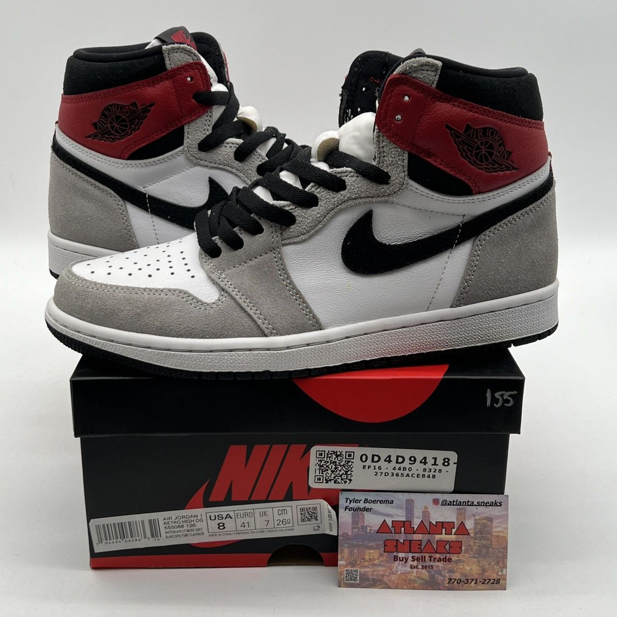 Air Jordan 1 high smoke grey