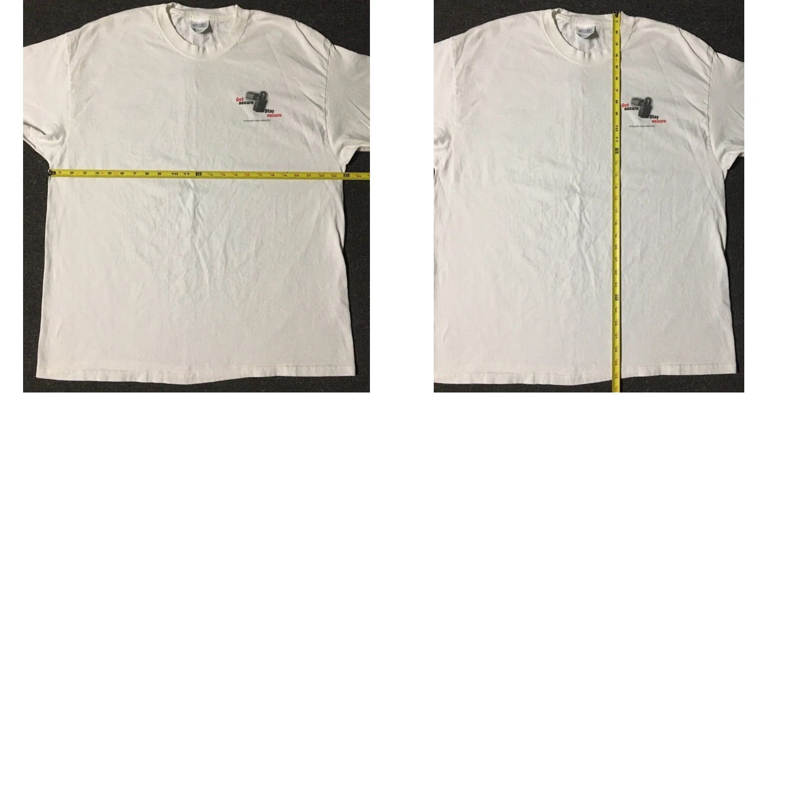 Apple Vtg Microsoft Security Promo Shirt XL Windows Internet Software Apple 90s Y2K Size US XL / EU 56 / 4 - 8 Thumbnail