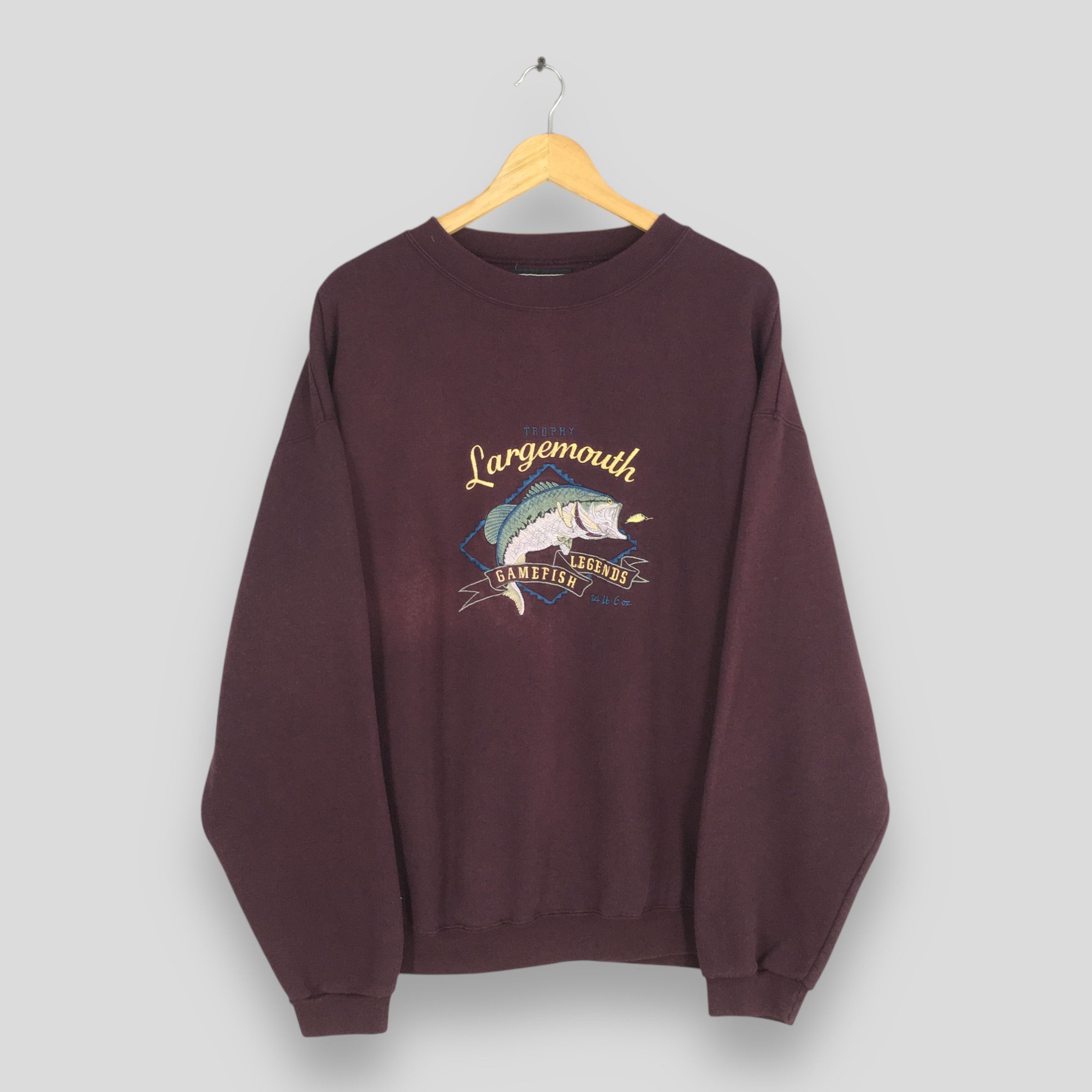 Habitat Vintage Sportsman Fish Largemouth Outdoor Life Sweatshirt XL Size US XL / EU 56 / 4 - 1 Thumbnail