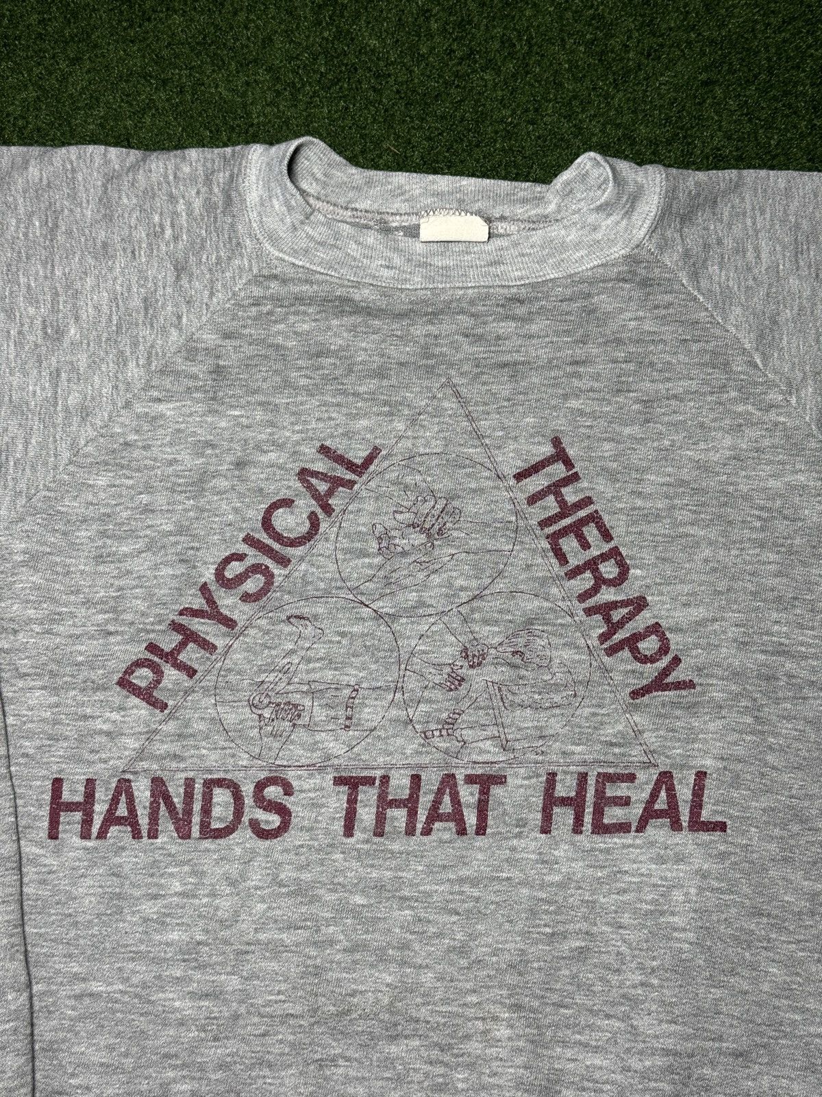 Vintage Vintage 70s 80s Physical Therapy Windjammer THIN Sweatshirt Size US S / EU 44-46 / 1 - 2 Thumbnail