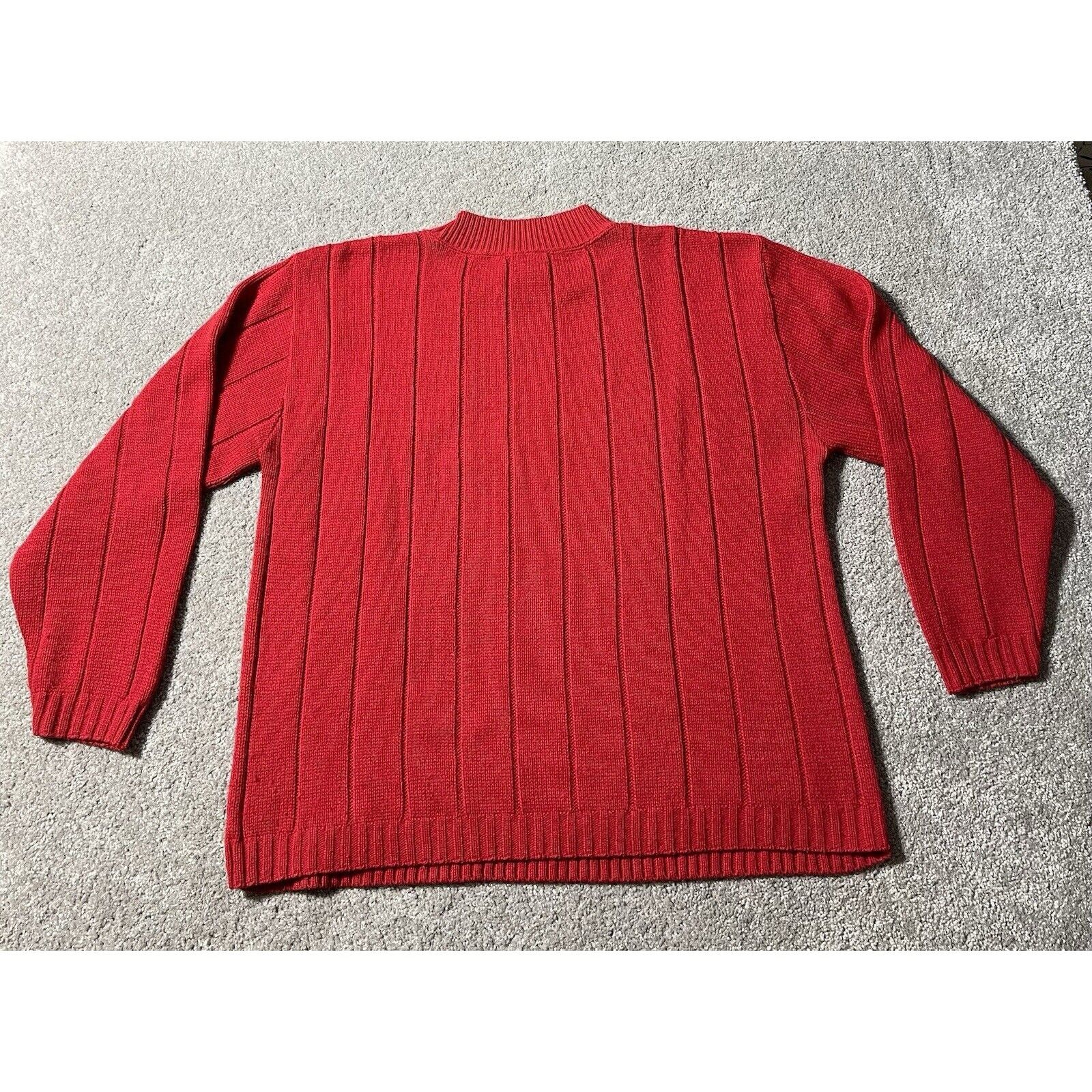Other Vintage Cable Knit Sweater Women L Christmas Holiday Classic Size L / US 10 / IT 46 - 2 Thumbnail