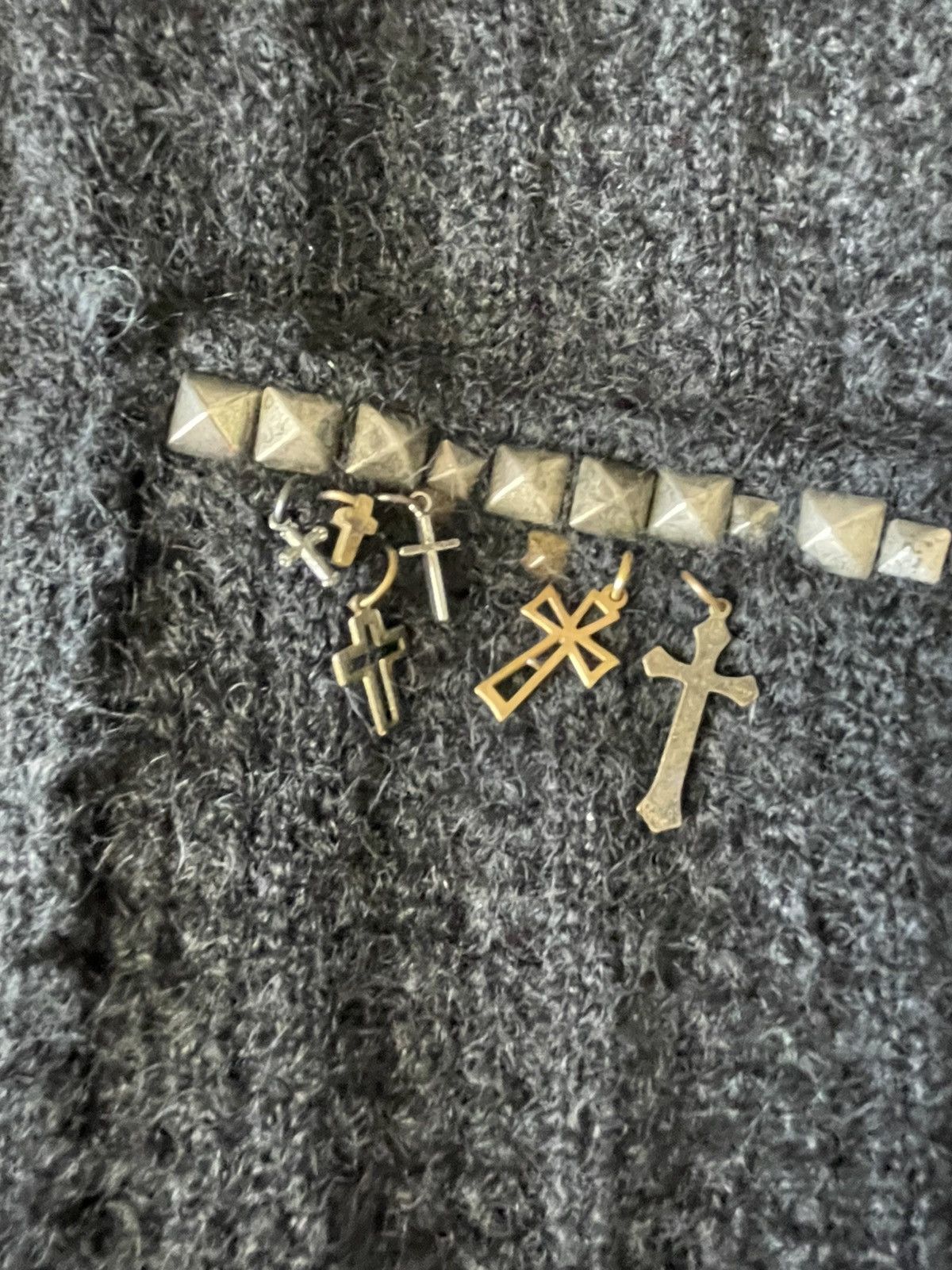 If Six Was Nine If Six Was Nine Vintage Skull Mohair Cardigan Size US M / EU 48-50 / 2 - 4 Thumbnail