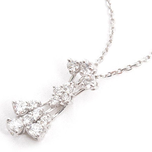 Other Other MONNICKENDAM Diamond Necklace K18WG 1.12ct White Gold Metal Necklace 65182 in Great Condition Size ONE SIZE - 1 Thumbnail