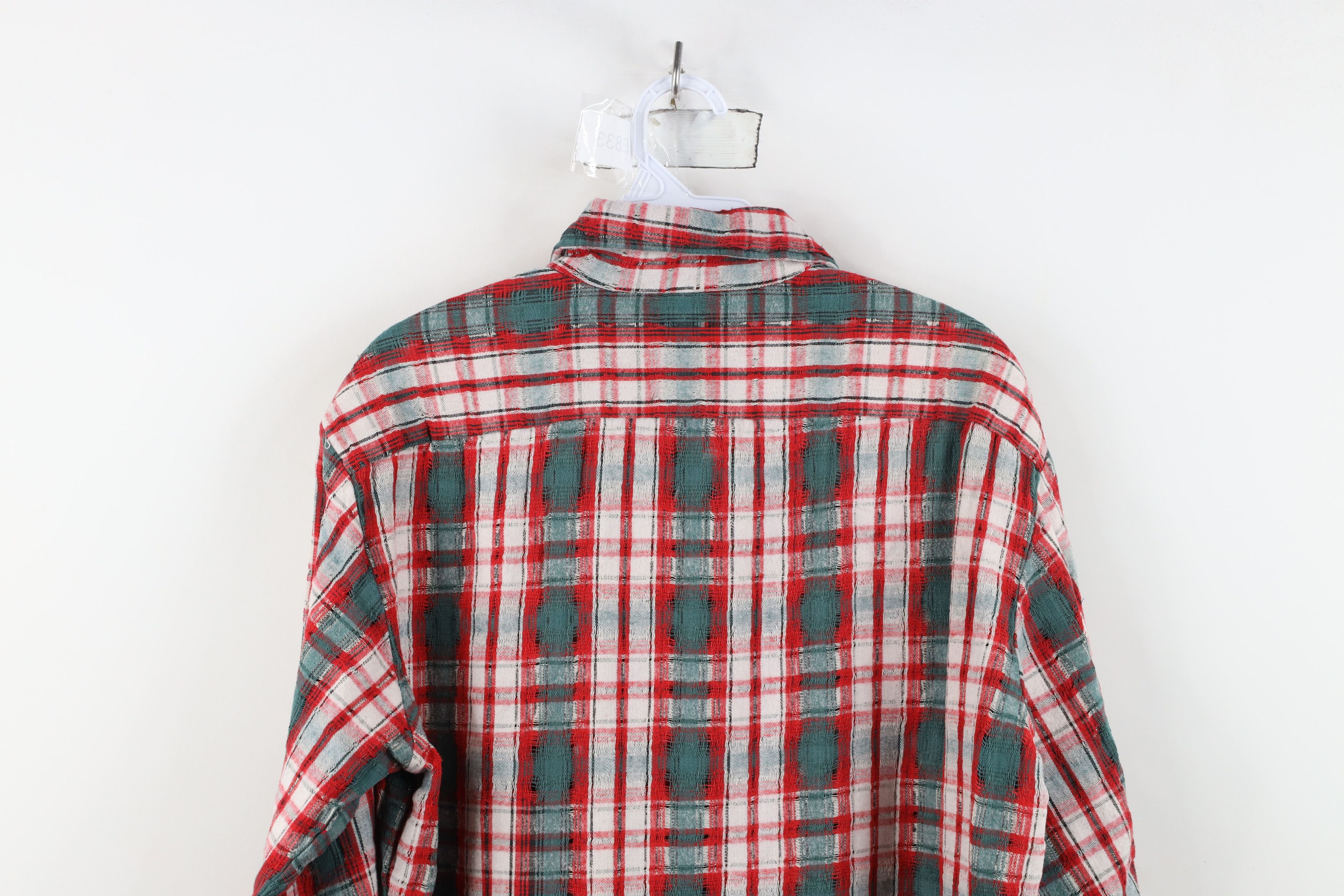 Vintage Vintage 70s Streetwear Gauzy Cotton Flannel Button Shirt Size US M / EU 48-50 / 2 - 11 Thumbnail