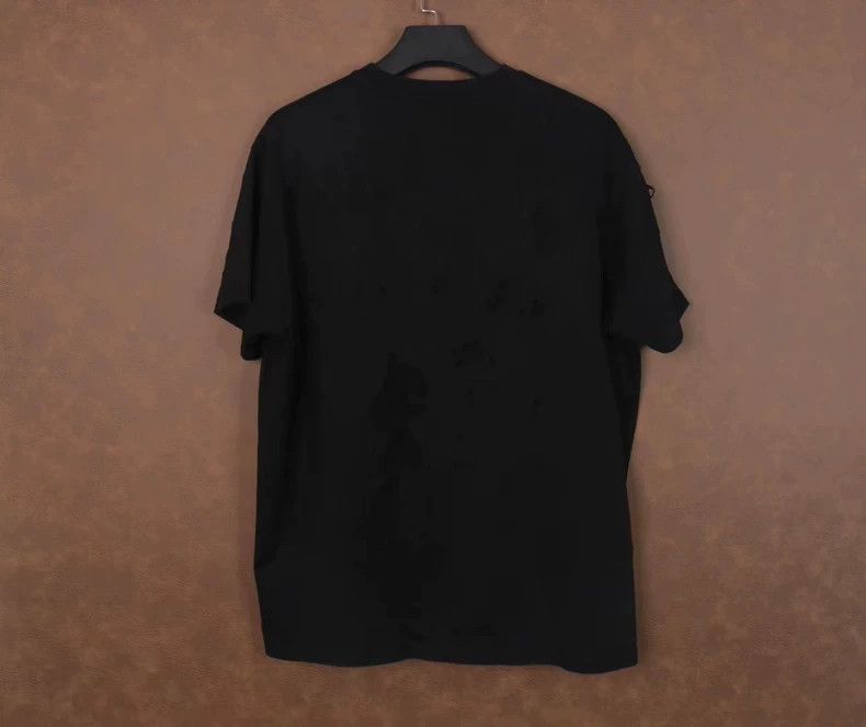 Givenchy Givenchy Black destruction short-sleeve T-shirt XL size Size US XL / EU 56 / 4 - 2 Thumbnail