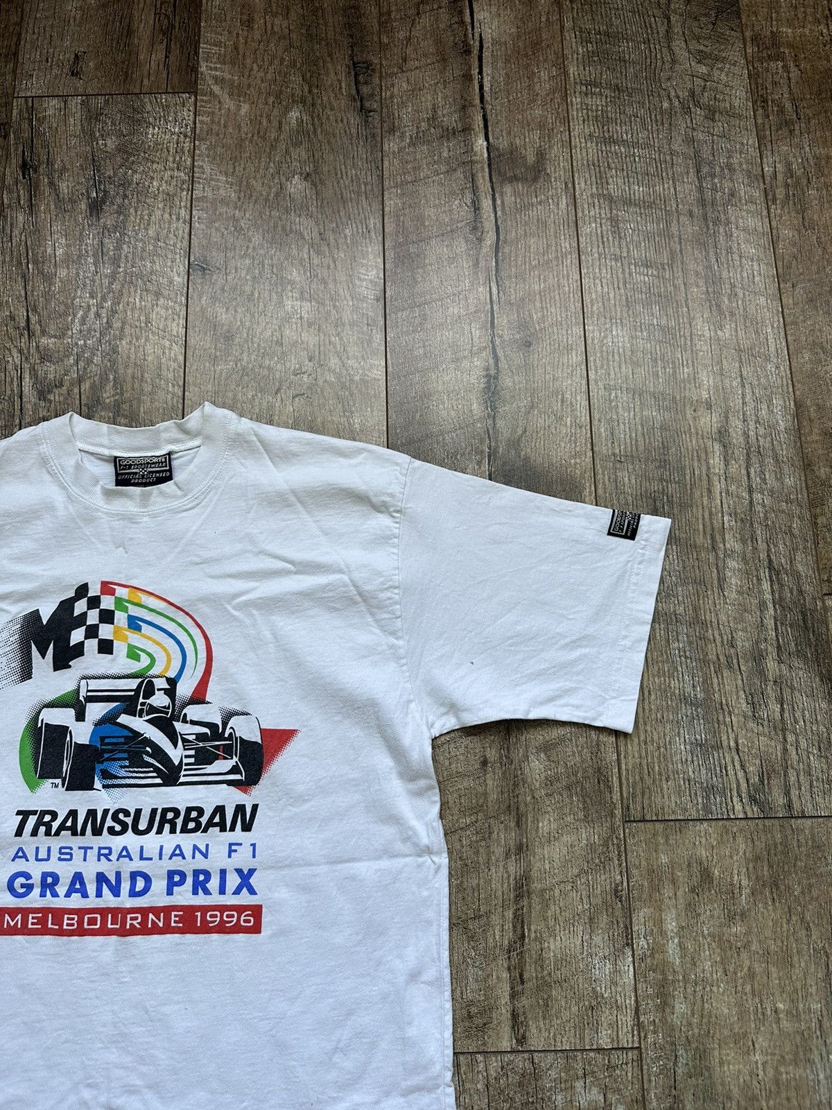 Formula 1 1996 Goodsports Australian Grand Prix F1 T Shirt Size US XL / EU 56 / 4 - 2 Thumbnail