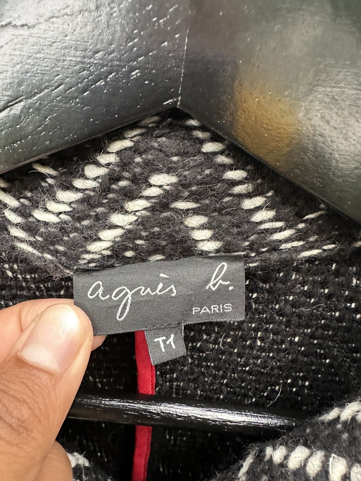 agnes b. 👹Agnes.B Paris Wool Jacket Made In Japan(Woman) Size US S / EU 44-46 / 1 - 10 Thumbnail