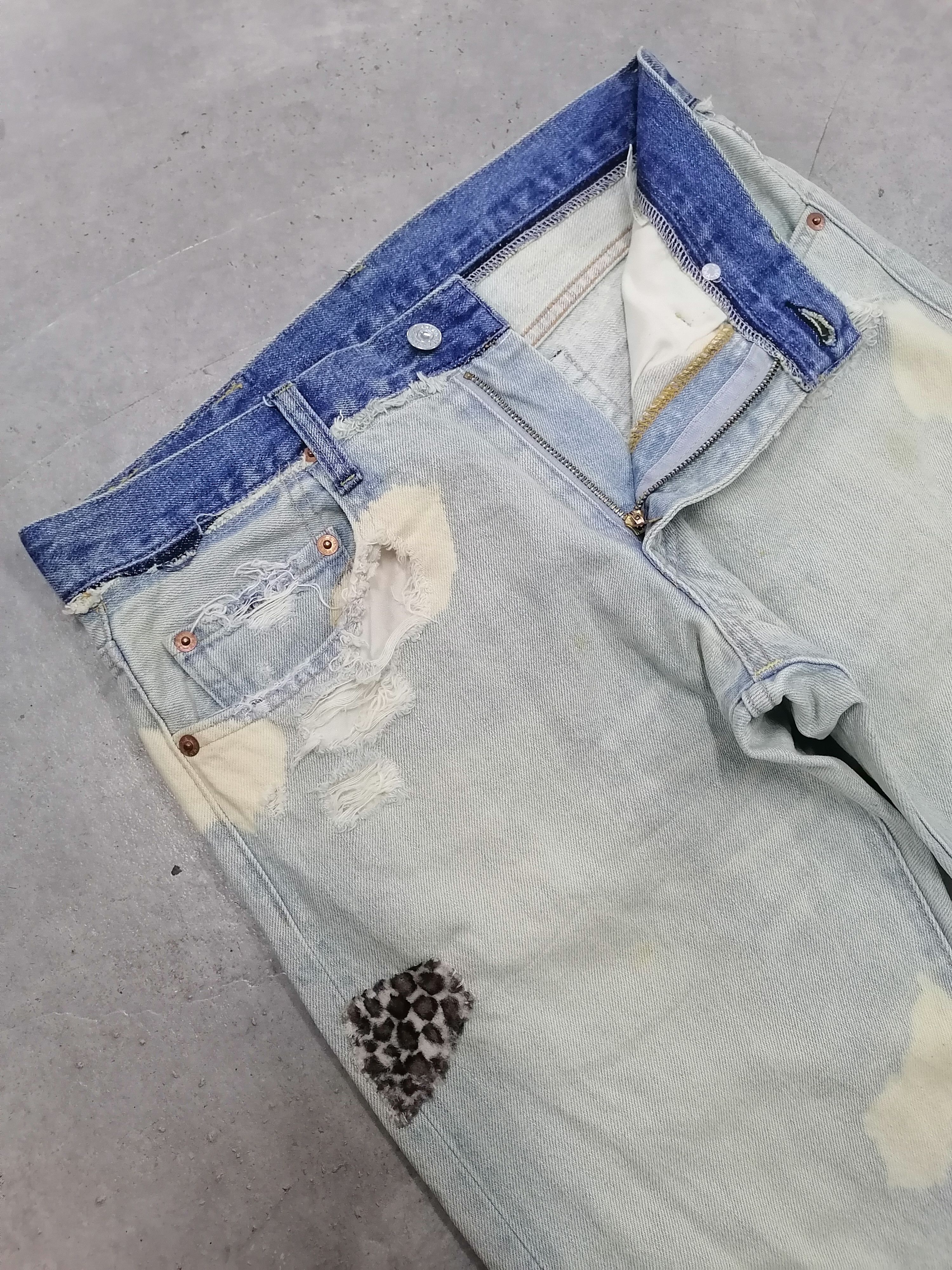 If Six Was Nine × Japanese Brand Destroy Jeans RNA Distressed Denim Pants Size US 29 - 6 Thumbnail