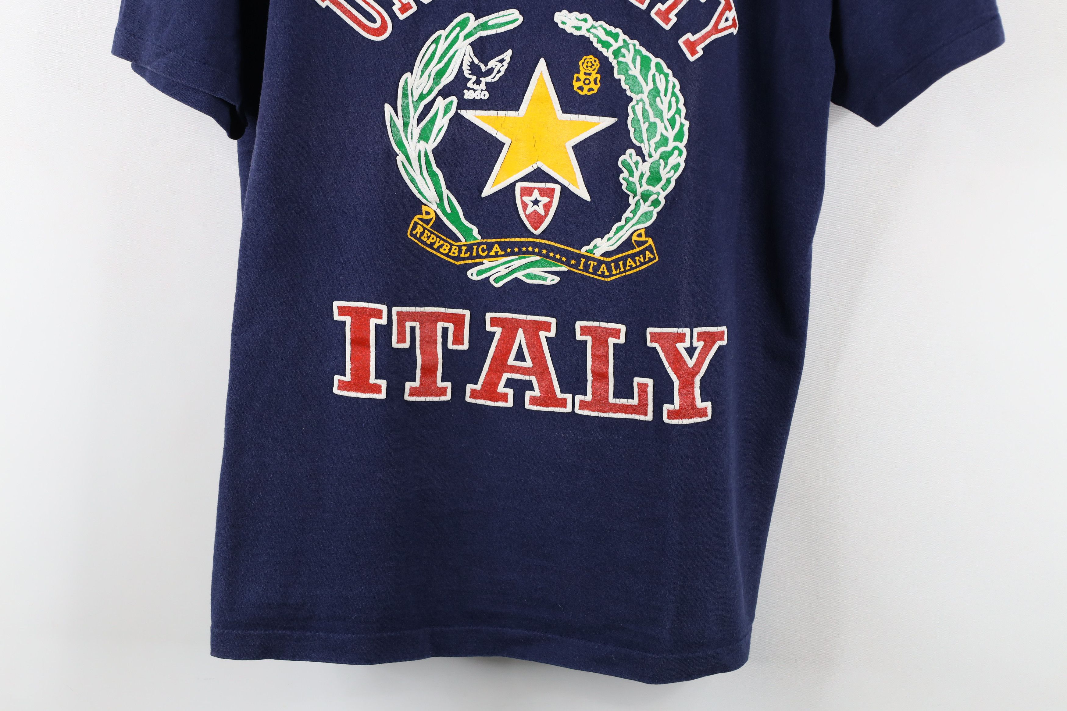 Vintage Vintage 90s Streetwear Out University of Italy T-Shirt USA Size US XL / EU 56 / 4 - 3 Thumbnail