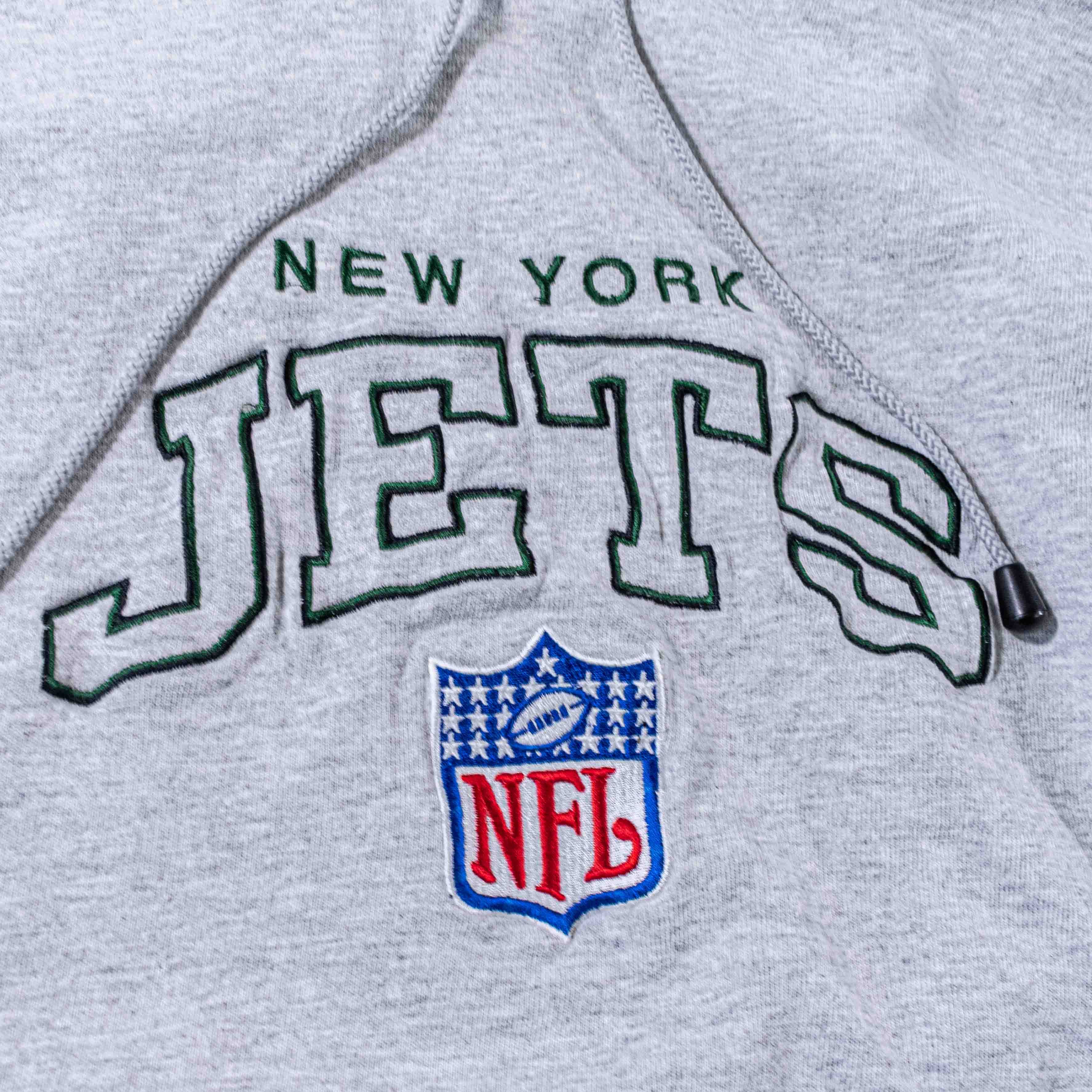 Champion Vintage 90s New York Jets Champion Hoodie XL Sweatshirt NFL Size US XL / EU 56 / 4 - 8 Thumbnail