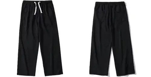 Japanese Brand 20AW Indigo Union Japan Black Casual Straight Leg Pants Size US 32 / EU 48 - 3 Thumbnail