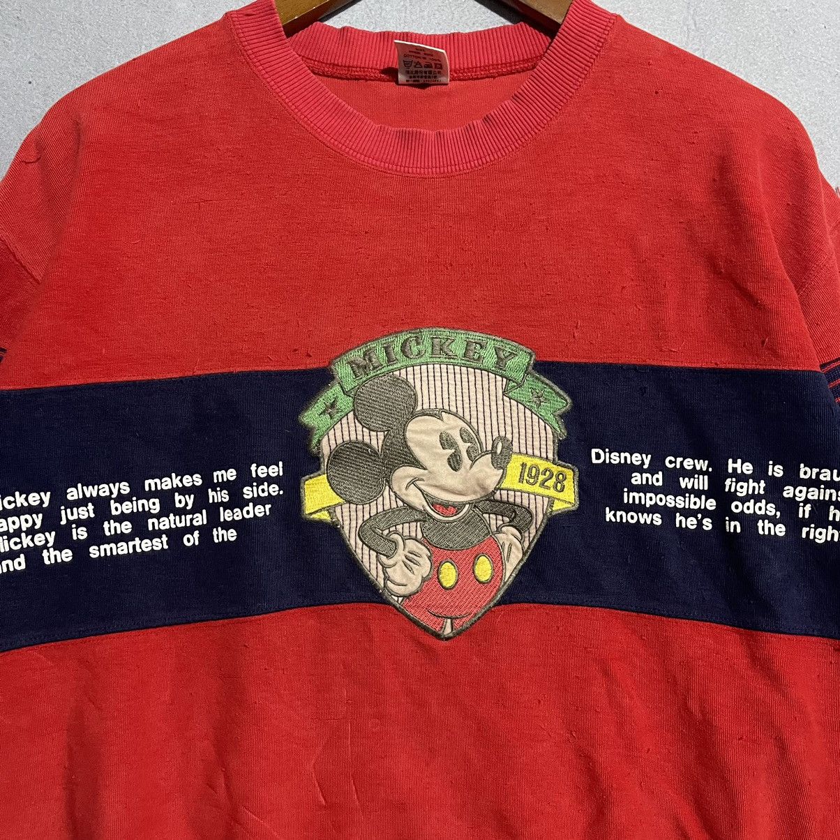 Disney Vintage Mickey Unlimited Red Sweatshirt – 1990s Disney Size US L / EU 52-54 / 3 - 2 Thumbnail
