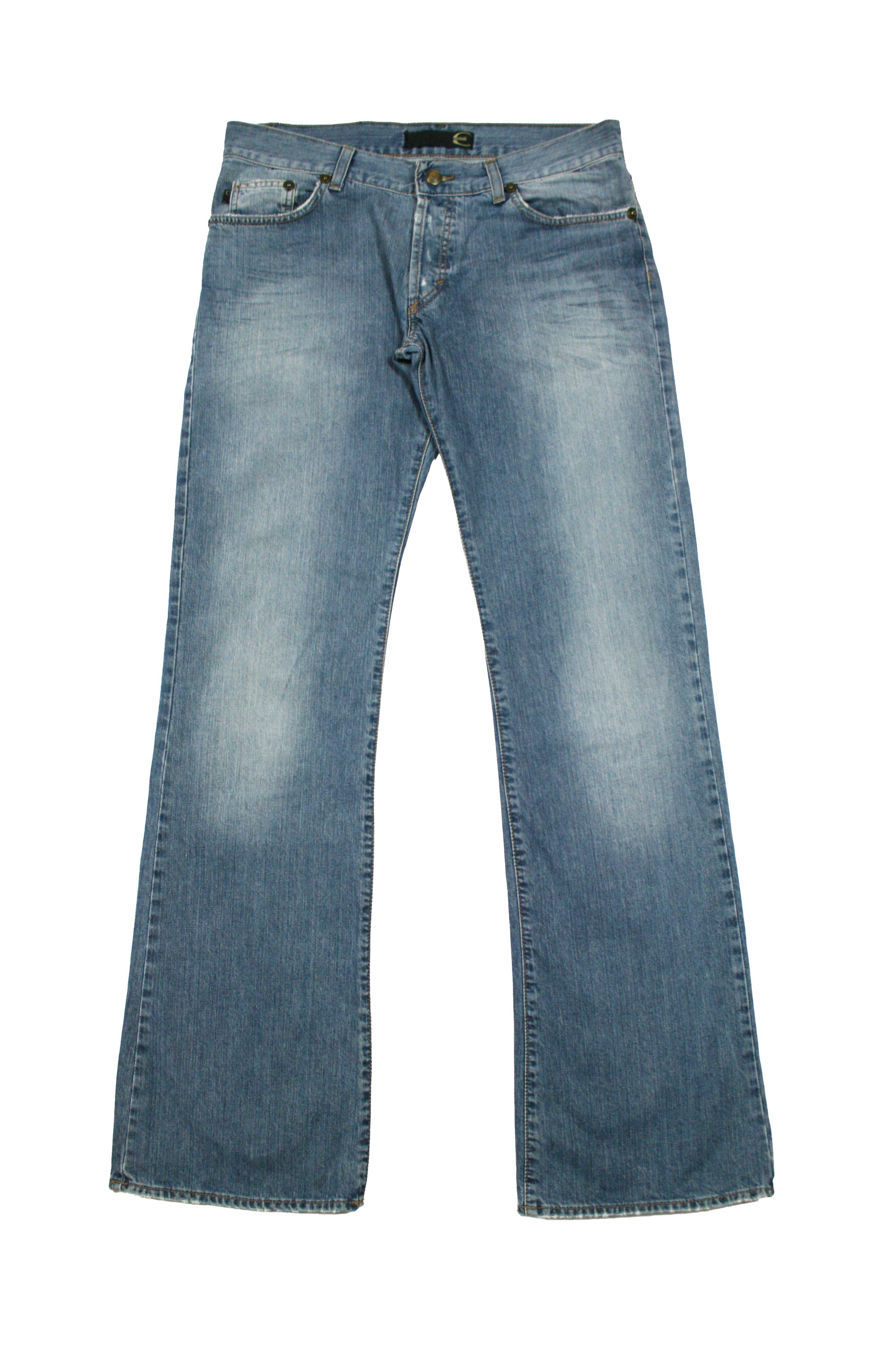 Just Cavalli 00S Y2K Flared Jeans Vintage Size US 32 / EU 48 - 1 Thumbnail